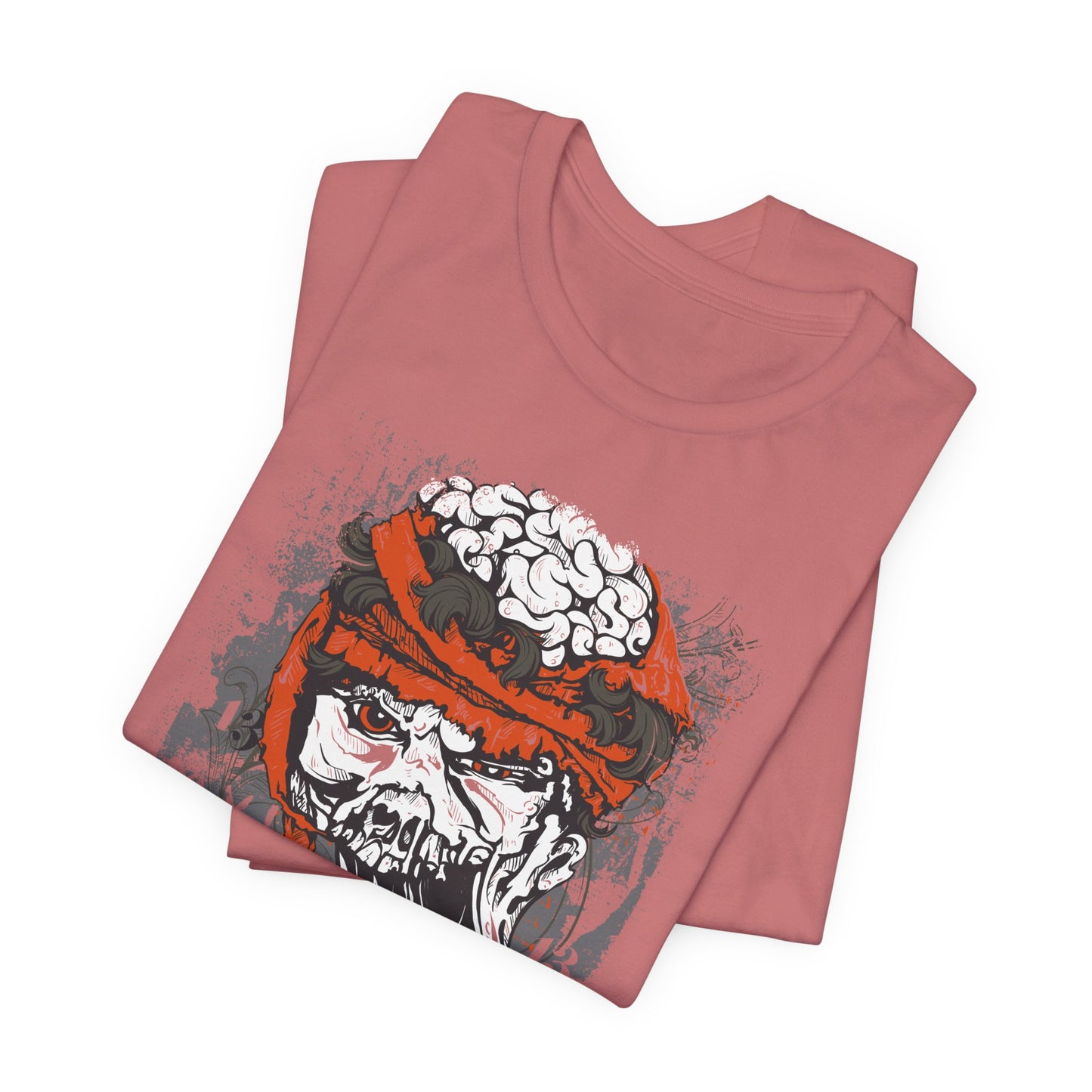 Skull Graphic Unisex Cotton T-Shirt r10