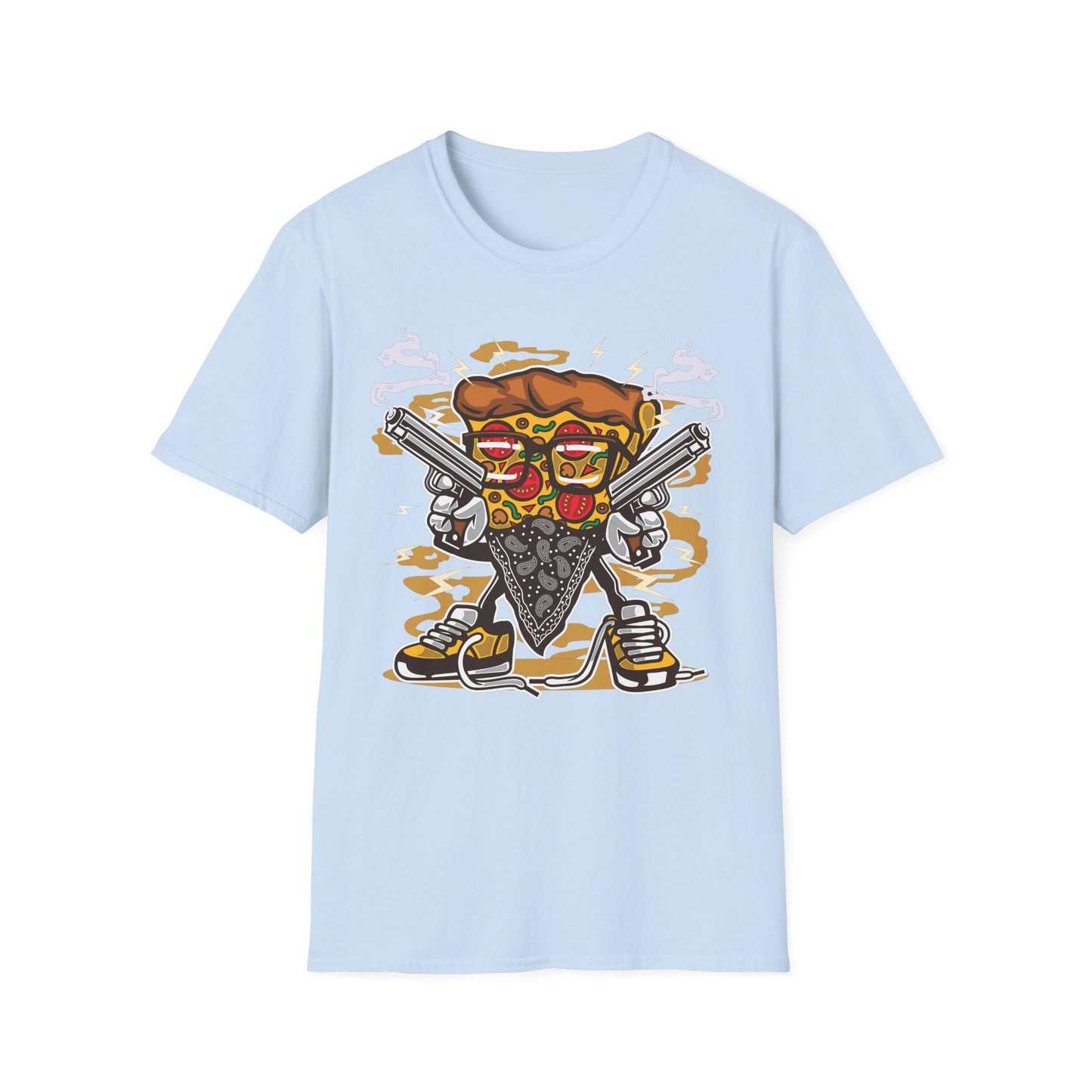 Cartoon Animation Tee Shirt Unisex Funny Graphic Gildan Softstyle 64000 Cotton Tee