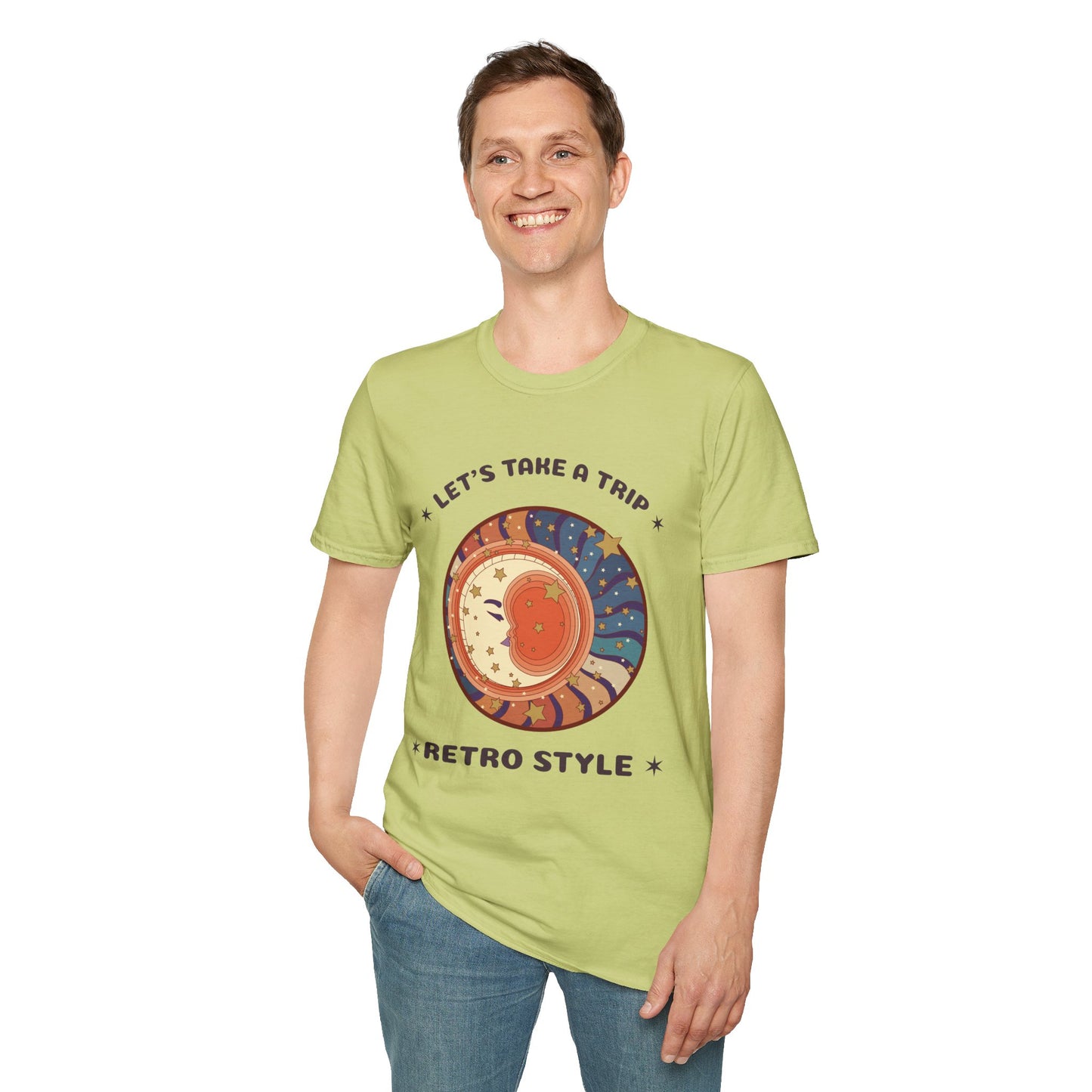 Retro T Shirt, Retro Design Shirt, Retro Art Tee Shirt, T-shirt with Retro Style
