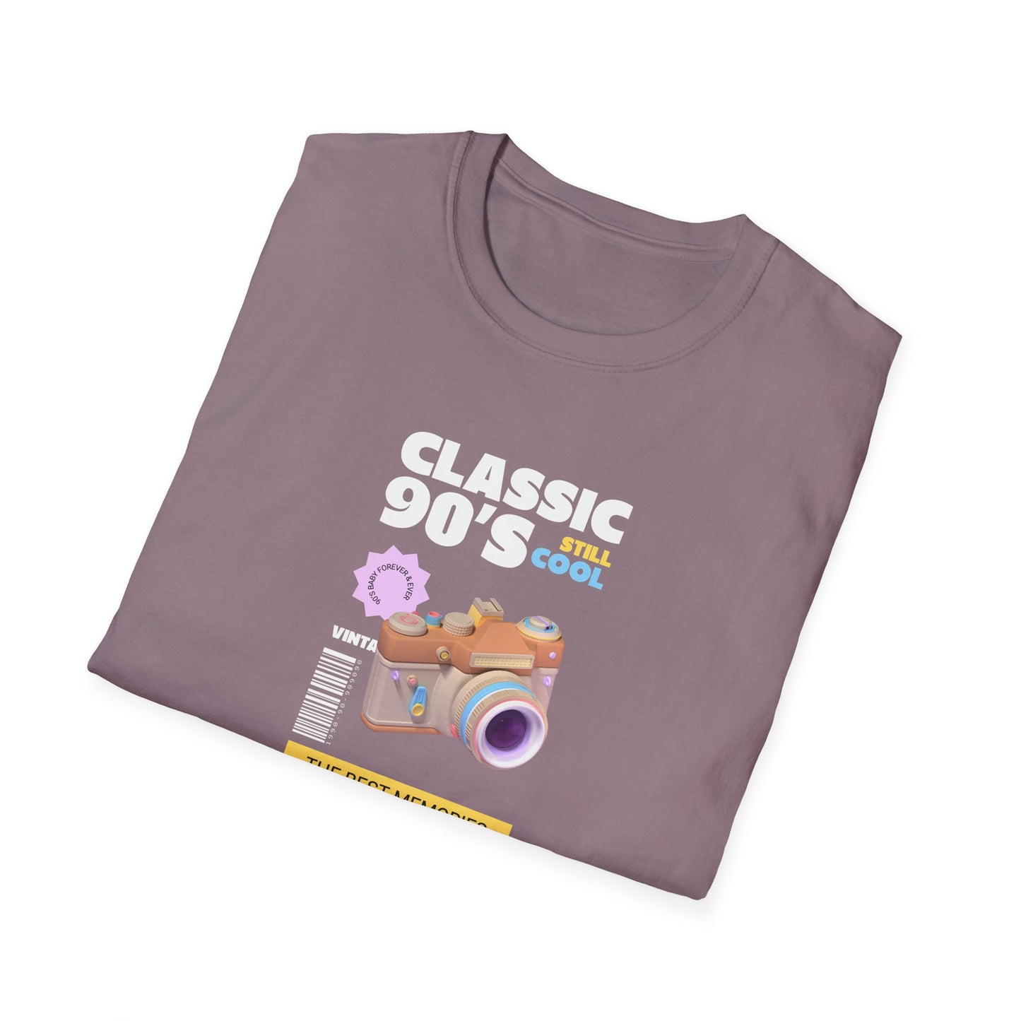 90s Camera T-Shirt Classic 90s Cool Unisex Cotton Retro Photography Tee