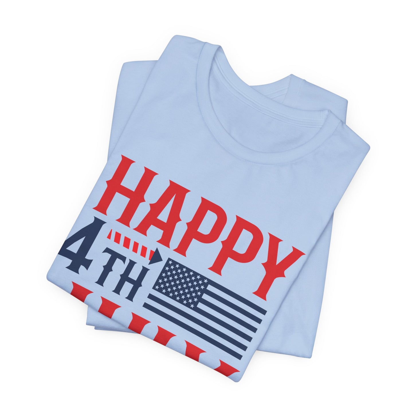 American Flag Graphic Unisex Cotton T-Shirt 011