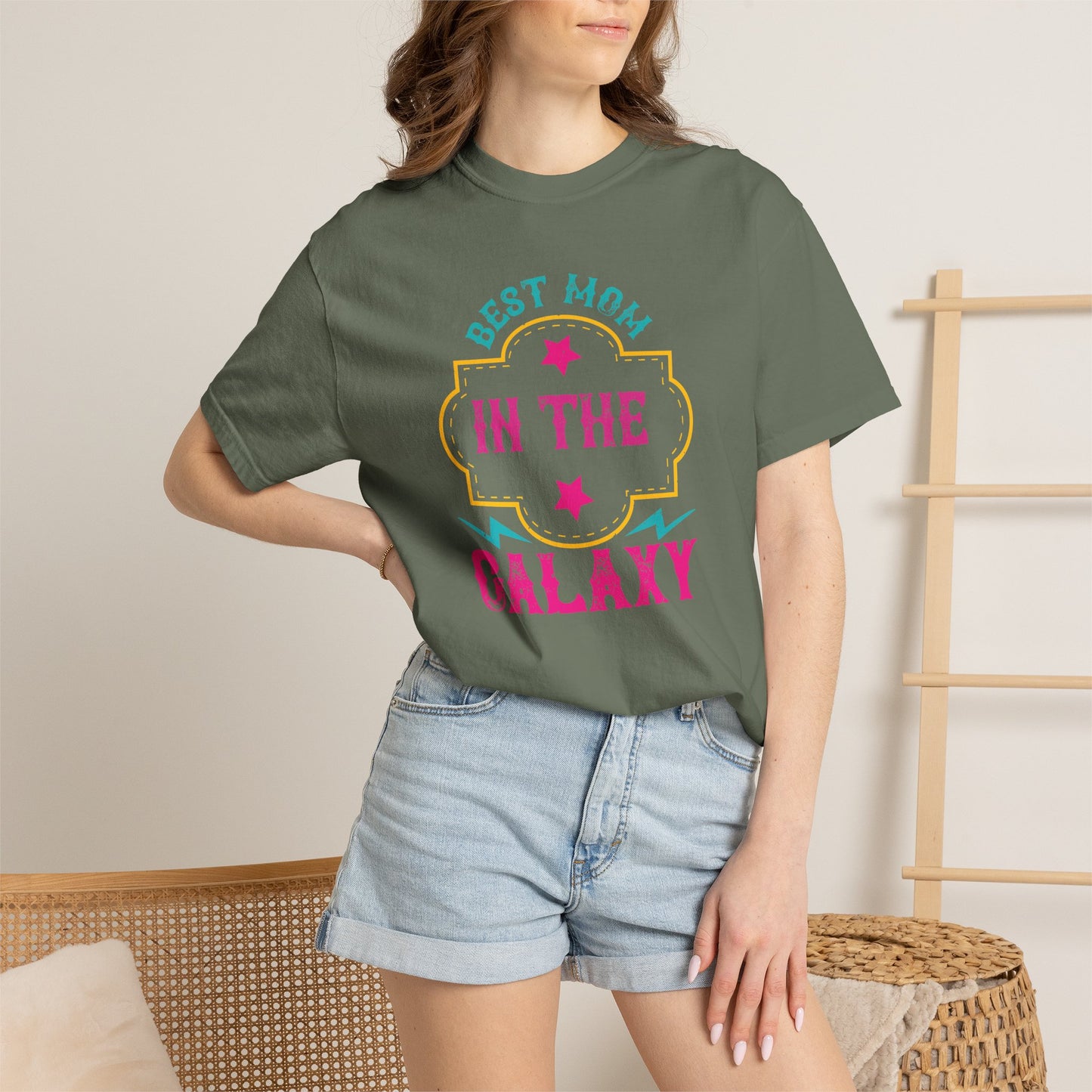 Mom T-shirt Mother Day Mama Tee Unisex Comfort Colors Garment-Dyed Cotton h65