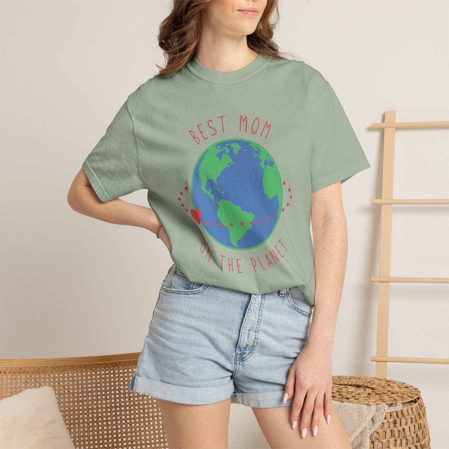 Mom T-shirt Mother's Day Mama Tee Unisex Comfort Colors Garment-Dyed Cotton h33
