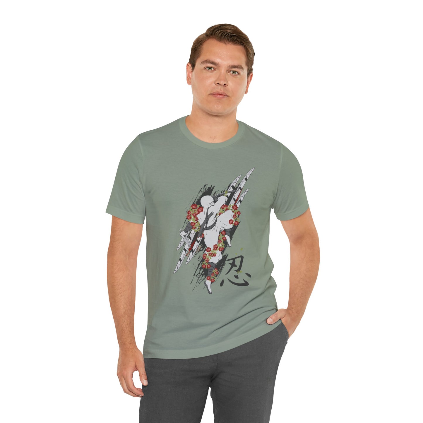 Ninja Samurai Artwork Graphic Unisex Cotton T-Shirt r5