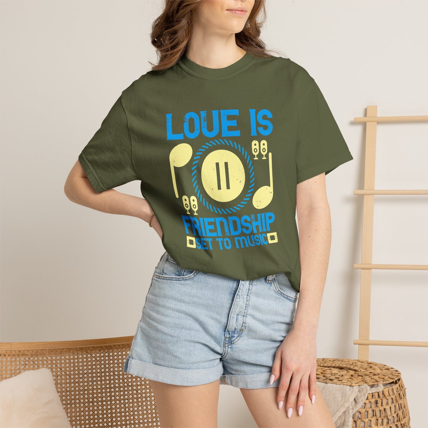 Music Graphic Design Unisex Cotton T-shirt m21