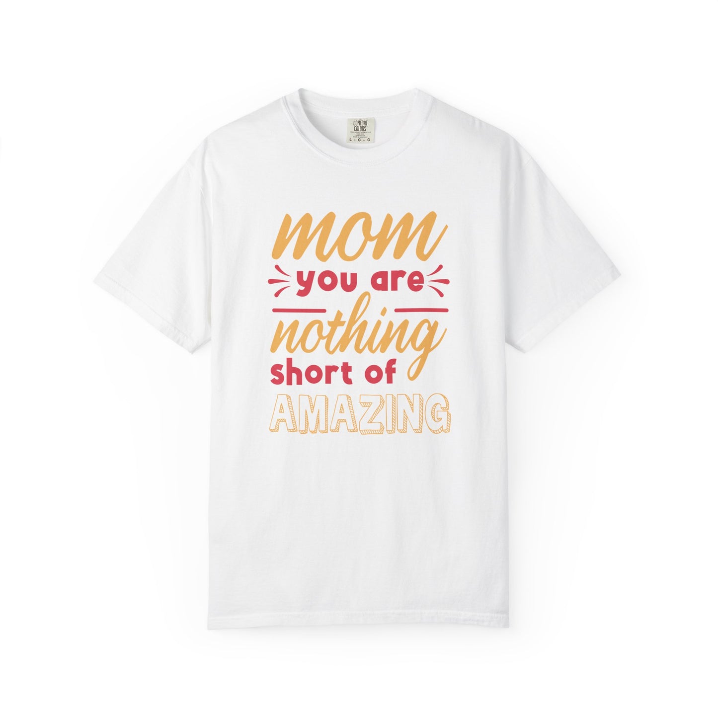 Mom T-shirt Mother's Day Mama Tee Unisex Comfort Colors Garment-Dyed Cotton h21
