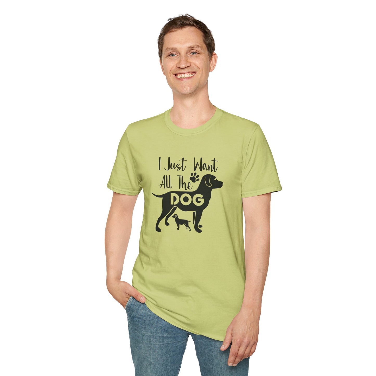 Dog Slogan T Shirts With Funny Quotes Unisex Gildan Softstyle 64000 Premium Cotton Tee
