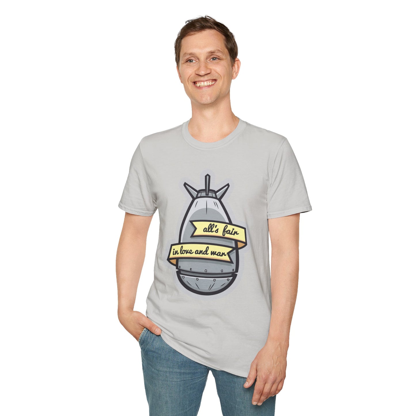 Cartoon T Shirt Animation T Shirt Funny Tee Shirt Unisex Gildan Softstyle 64000 100 Percent Cotton