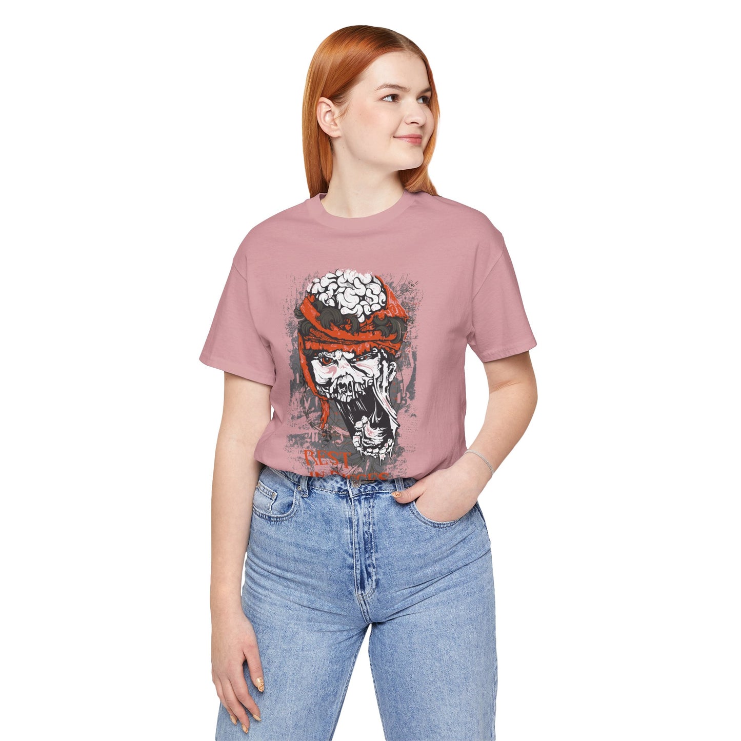 Skull Graphic Unisex Cotton T-Shirt r10