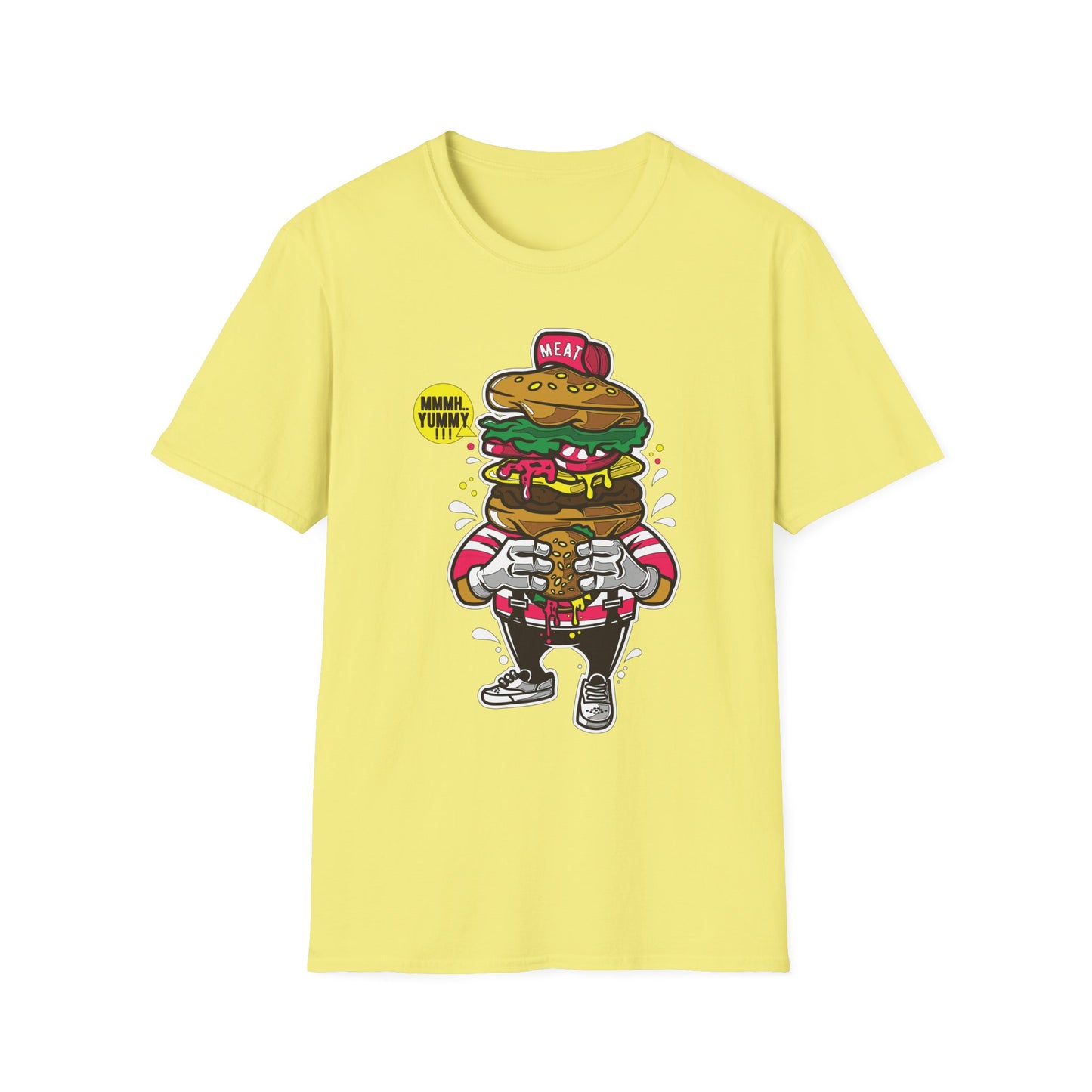 Cartoon T Shirt Animation T Shirt Funny Tee Unisex Gildan Softstyle 64000 Ring Spun Cotton