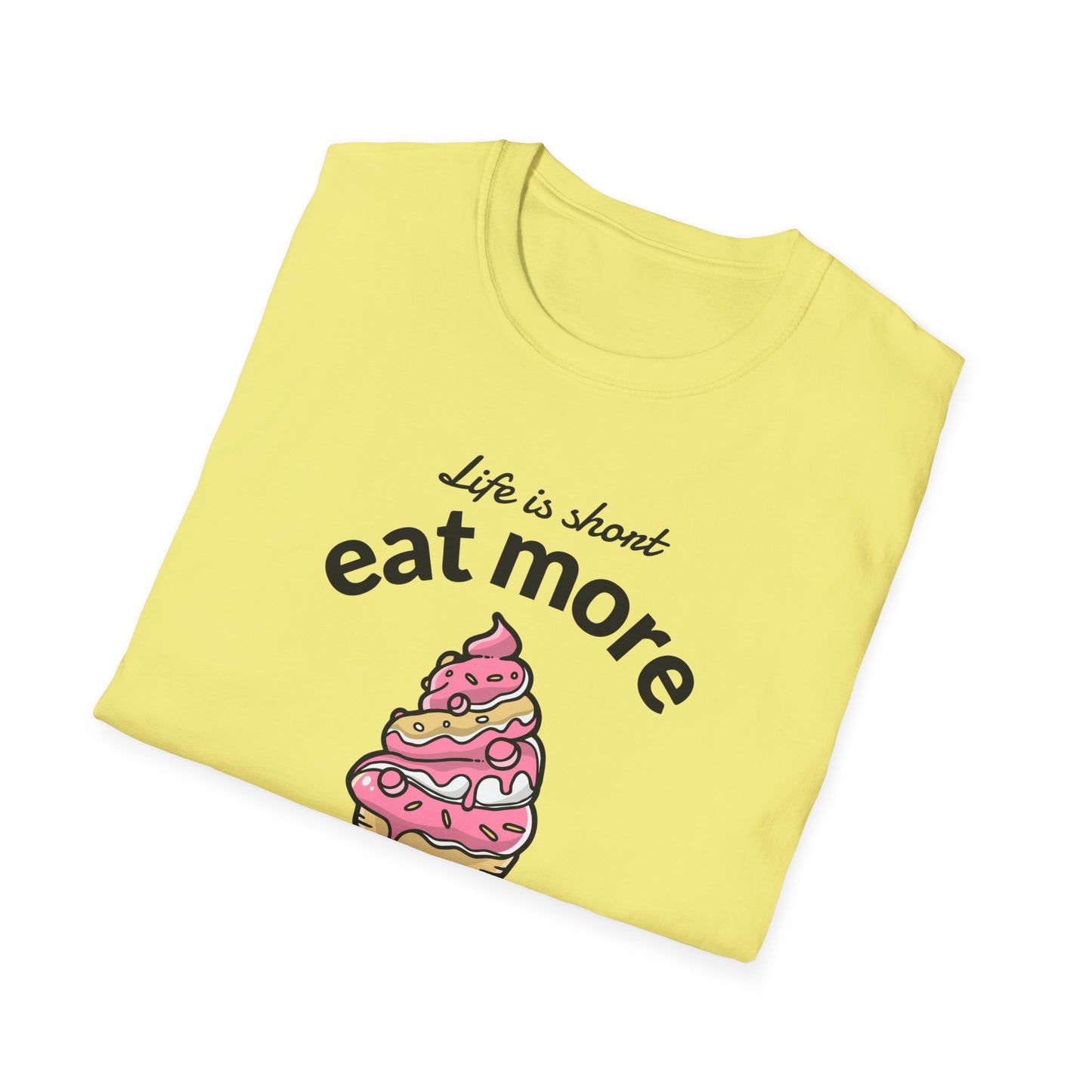 Food Tees, Funny Food T Shirts, Funny T Shirts, Shirt with Food, Junk Food Tees, Shirt with Ice Cream, Ice Cream T-Shirt