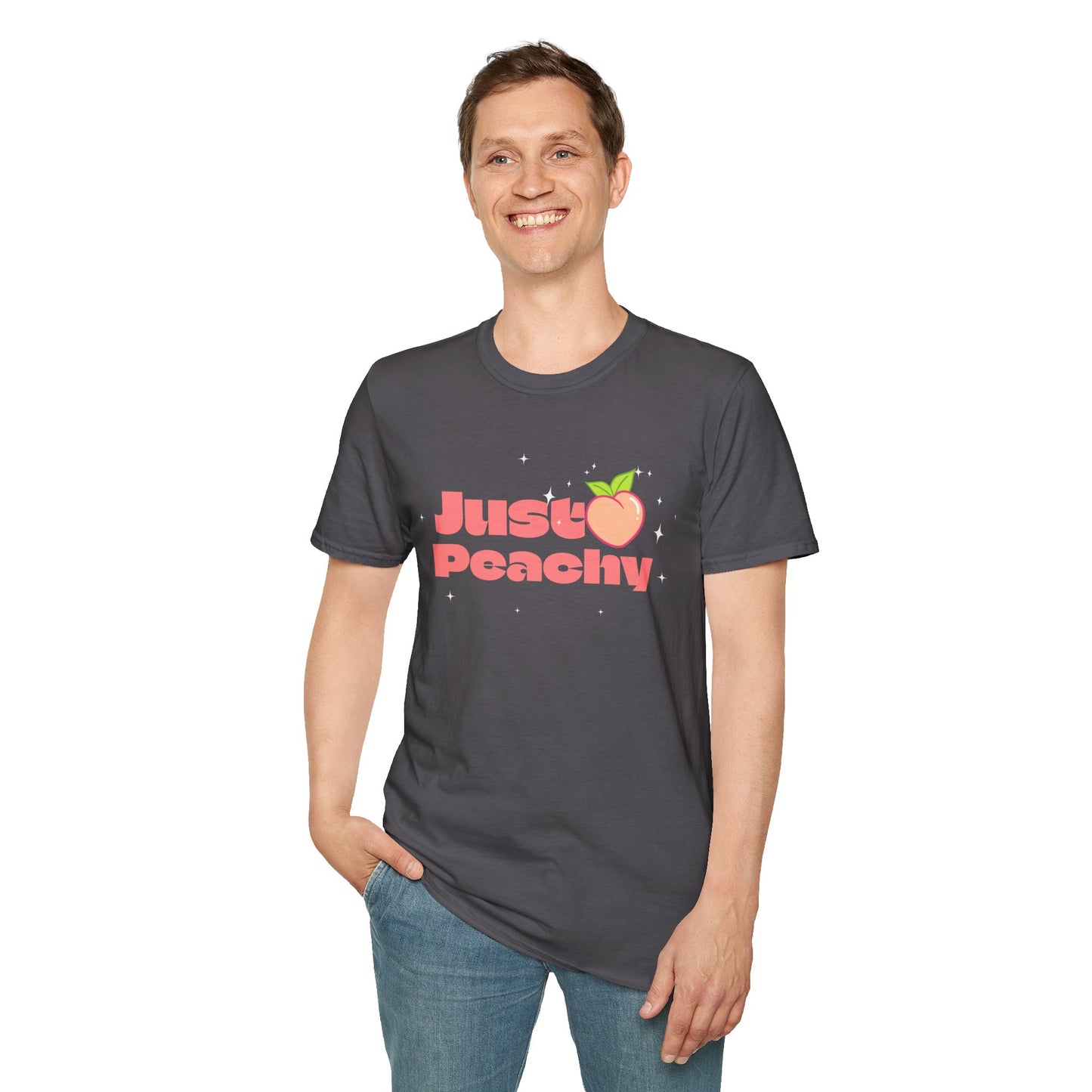Food Tees, Funny Food T Shirts, Funny T Shirts, Shirt with Fruits, Shirt with Peach