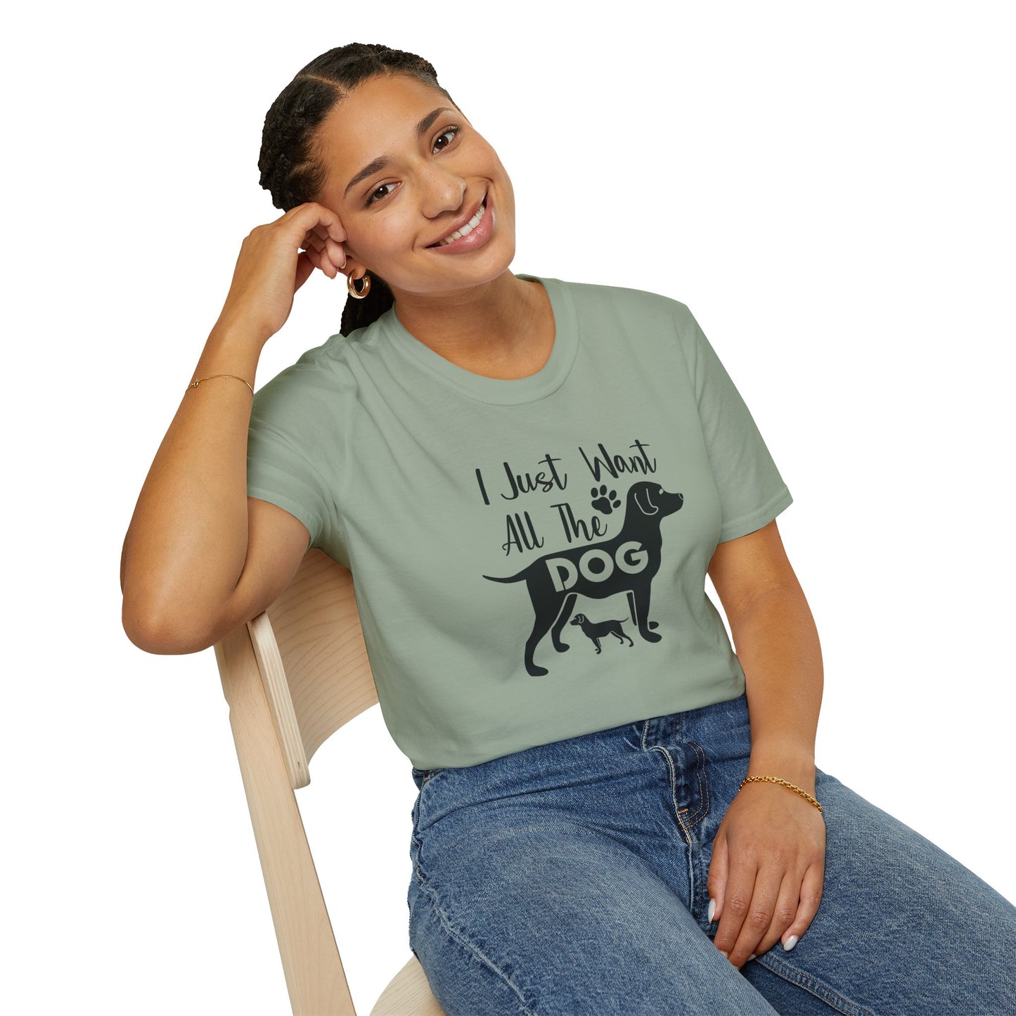 Dog Slogan T Shirts With Funny Quotes Unisex Gildan Softstyle 64000 Premium Cotton Tee