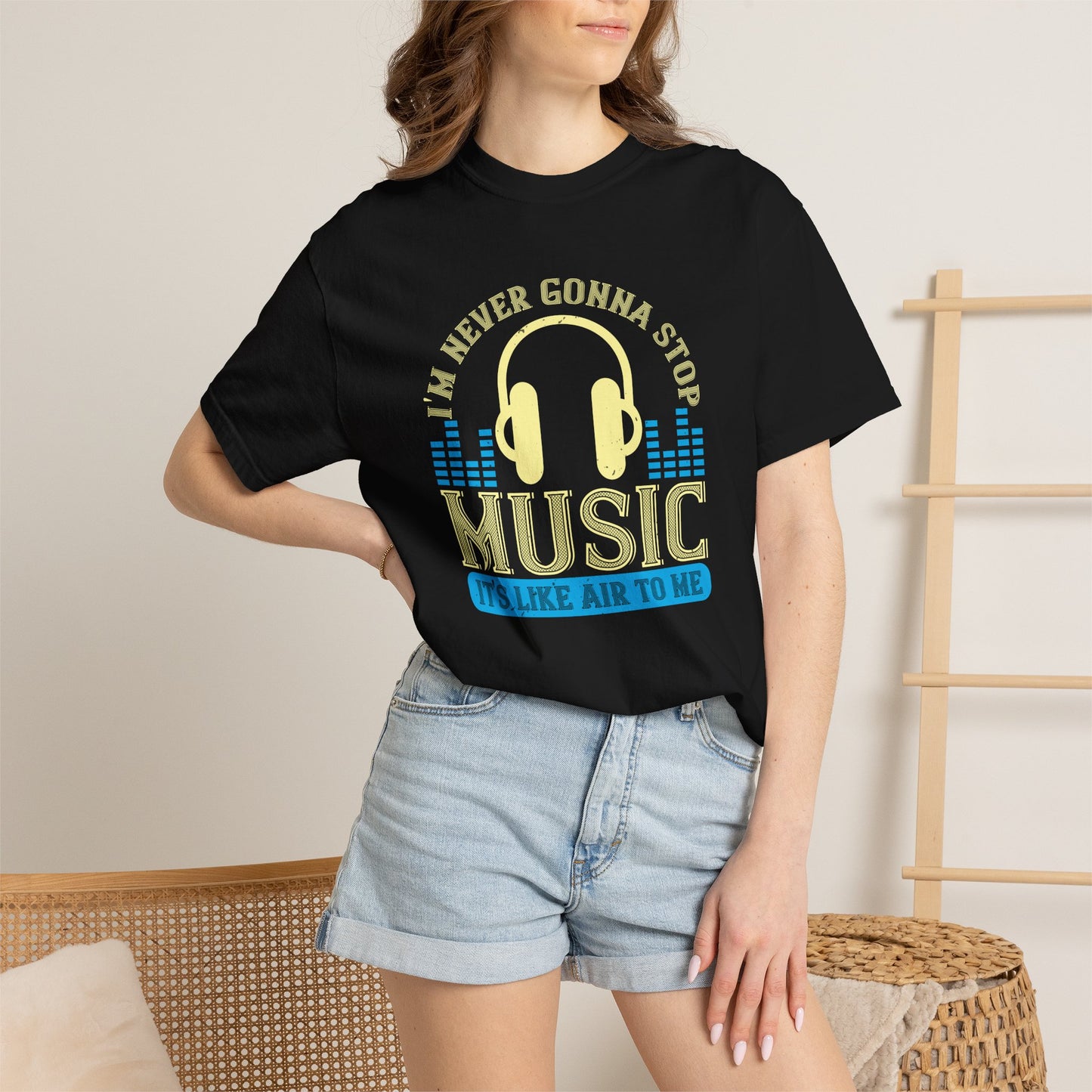 Music Graphic Design Unisex Cotton T-shirt m19