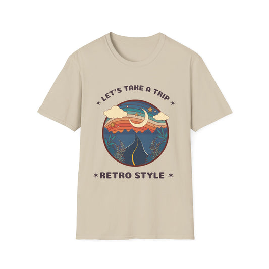 Retro T Shirt, Retro Design Shirt, Retro Art Tee Shirt, T-shirt with Retro Style