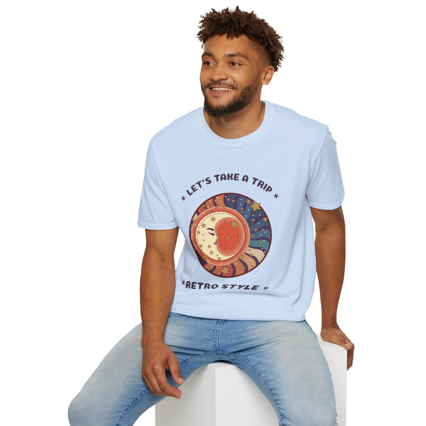 Retro T Shirt, Retro Design Shirt, Retro Art Tee Shirt, T-shirt with Retro Style