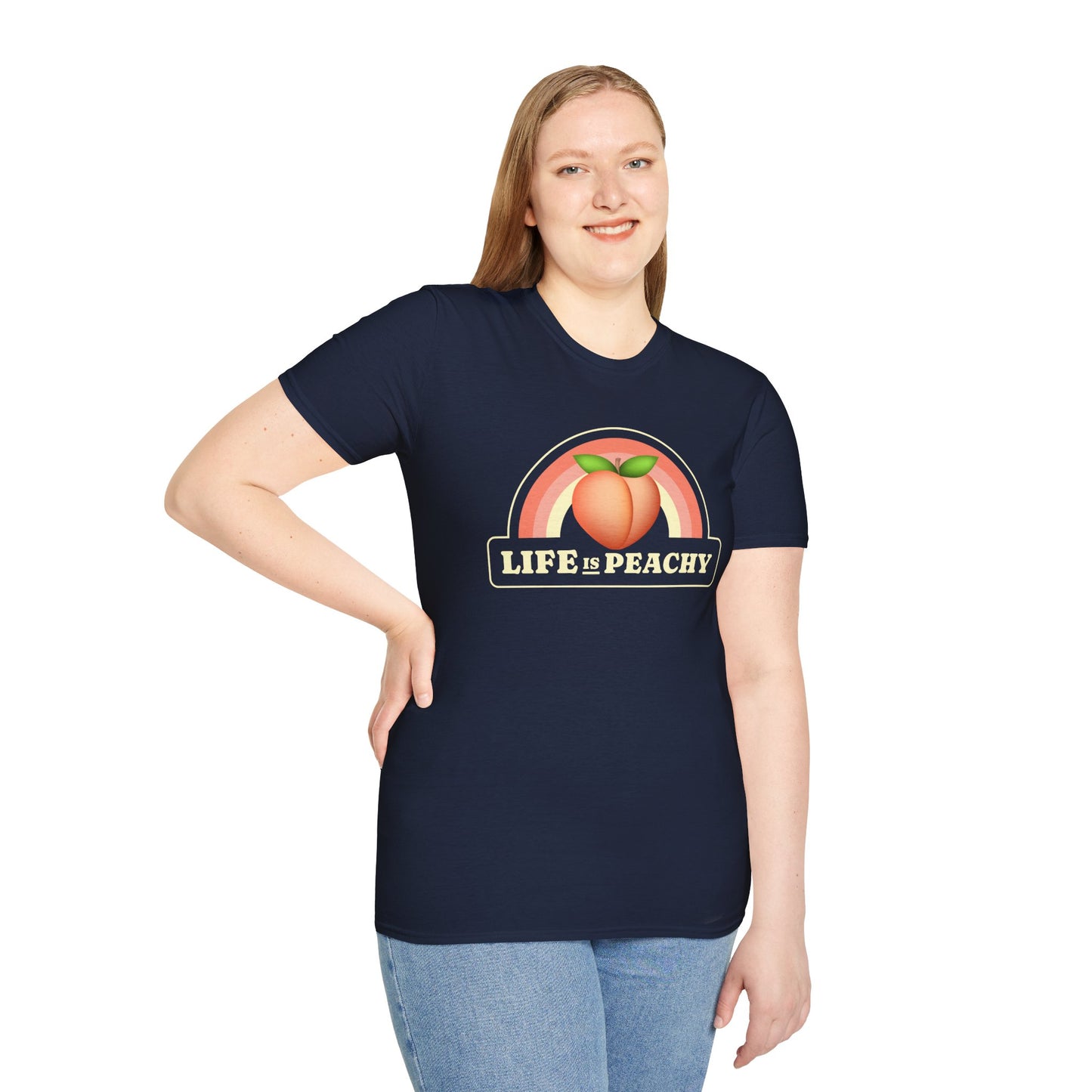 Food Tees, Funny Food T Shirts, Funny T Shirts, Shirt with Fruits, Shirt with Peach