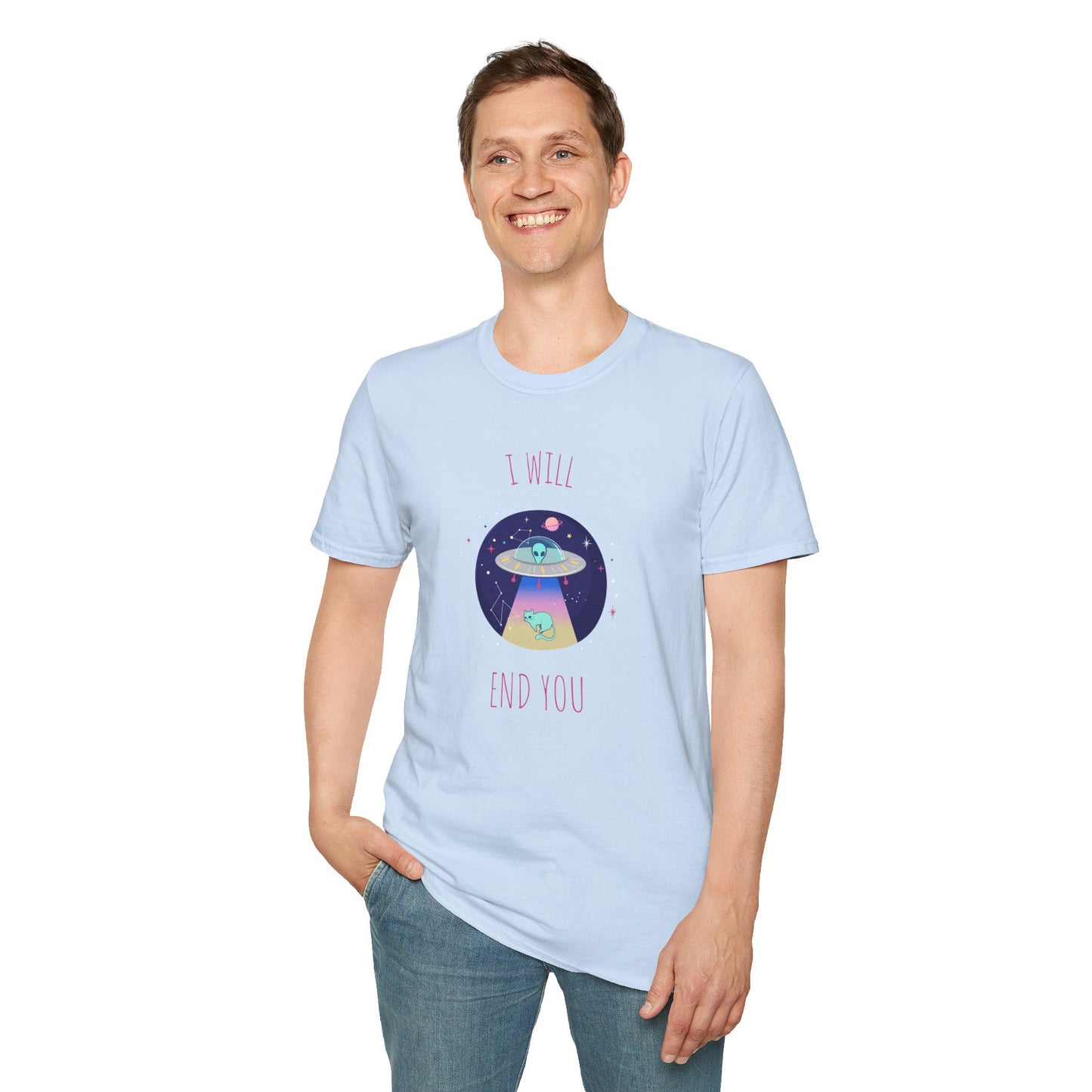 Funny T Shirts UFO Tees Funny Aliens Shirt