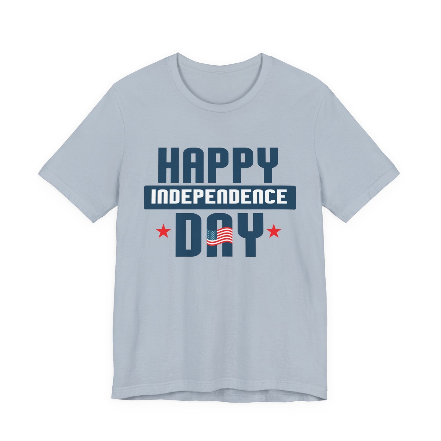 Happy Independence Day Graphic Unisex Cotton T-Shirt 017