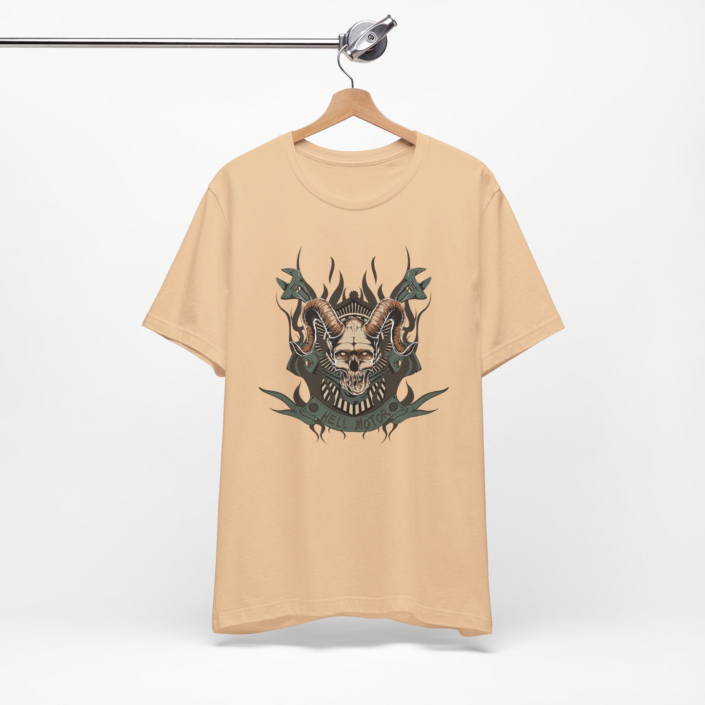 Gothic Skull Graphic Design Unisex Cotton Tee Art-49