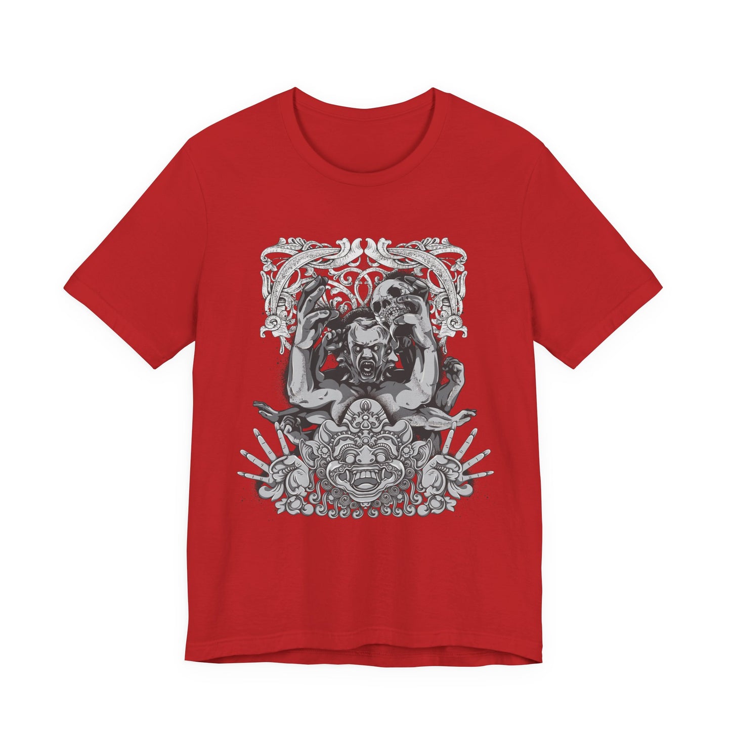 Mask Artwork Illustration Graphic Unisex Cotton T-Shirt r17