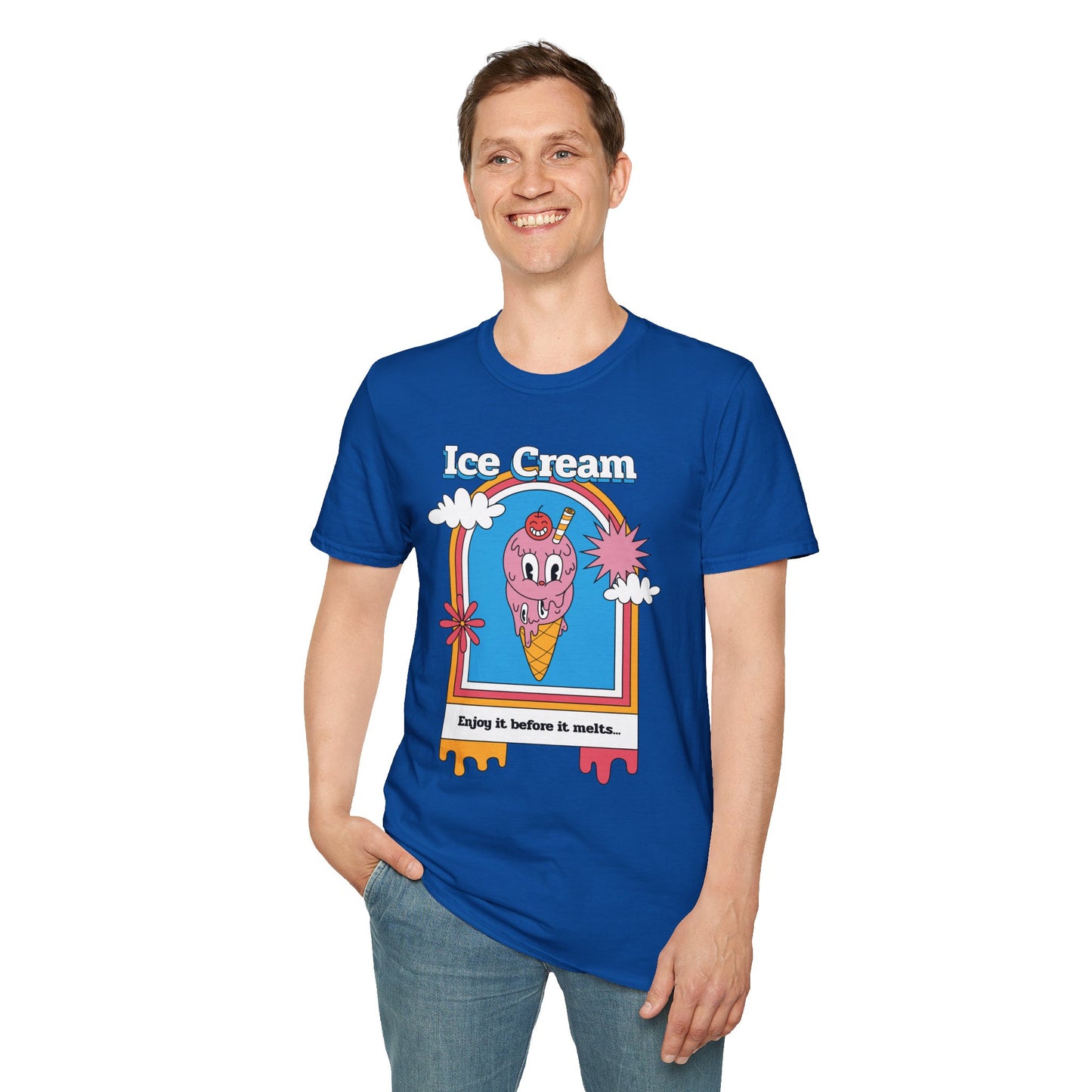 Food Tees, Funny Food T Shirts, Funny T Shirts, Shirt with Food, Junk Food Tees, Shirt with Ice Cream, Ice Cream T-Shirt
