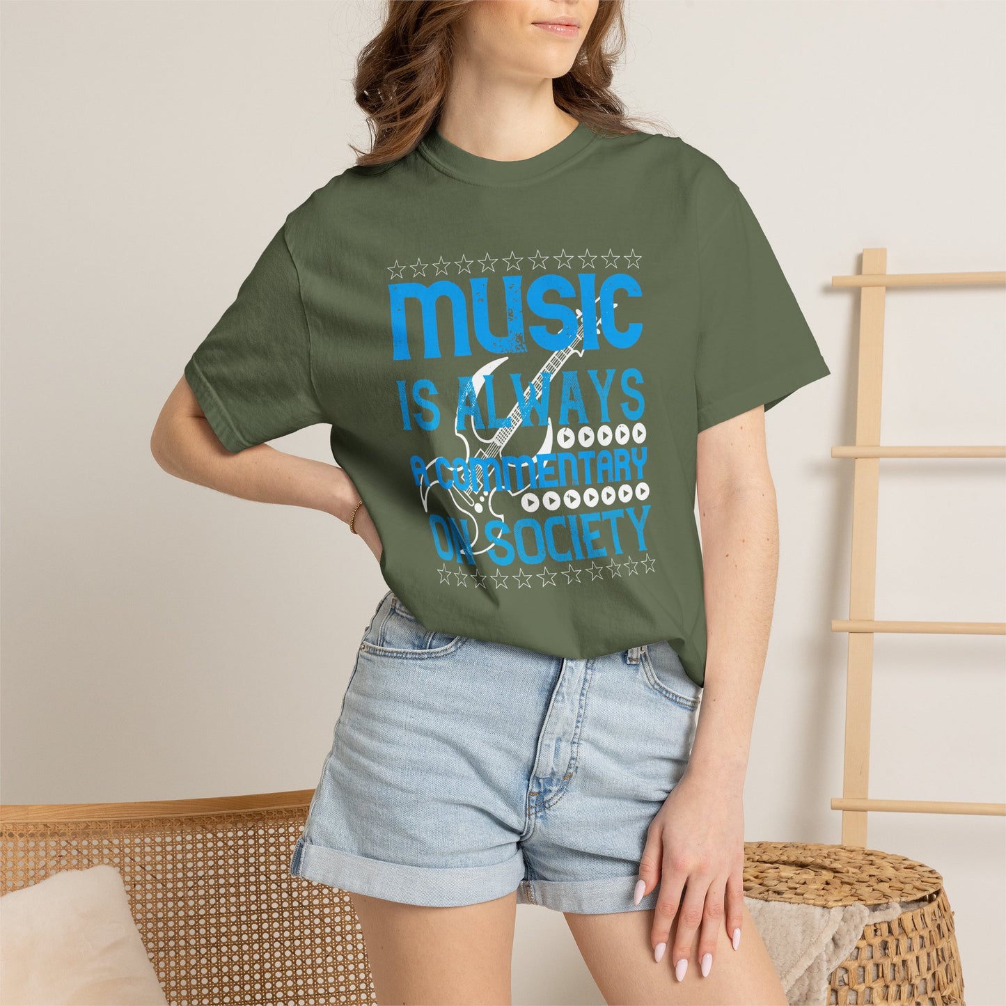 Music Graphic Design Unisex Cotton T-shirt m26