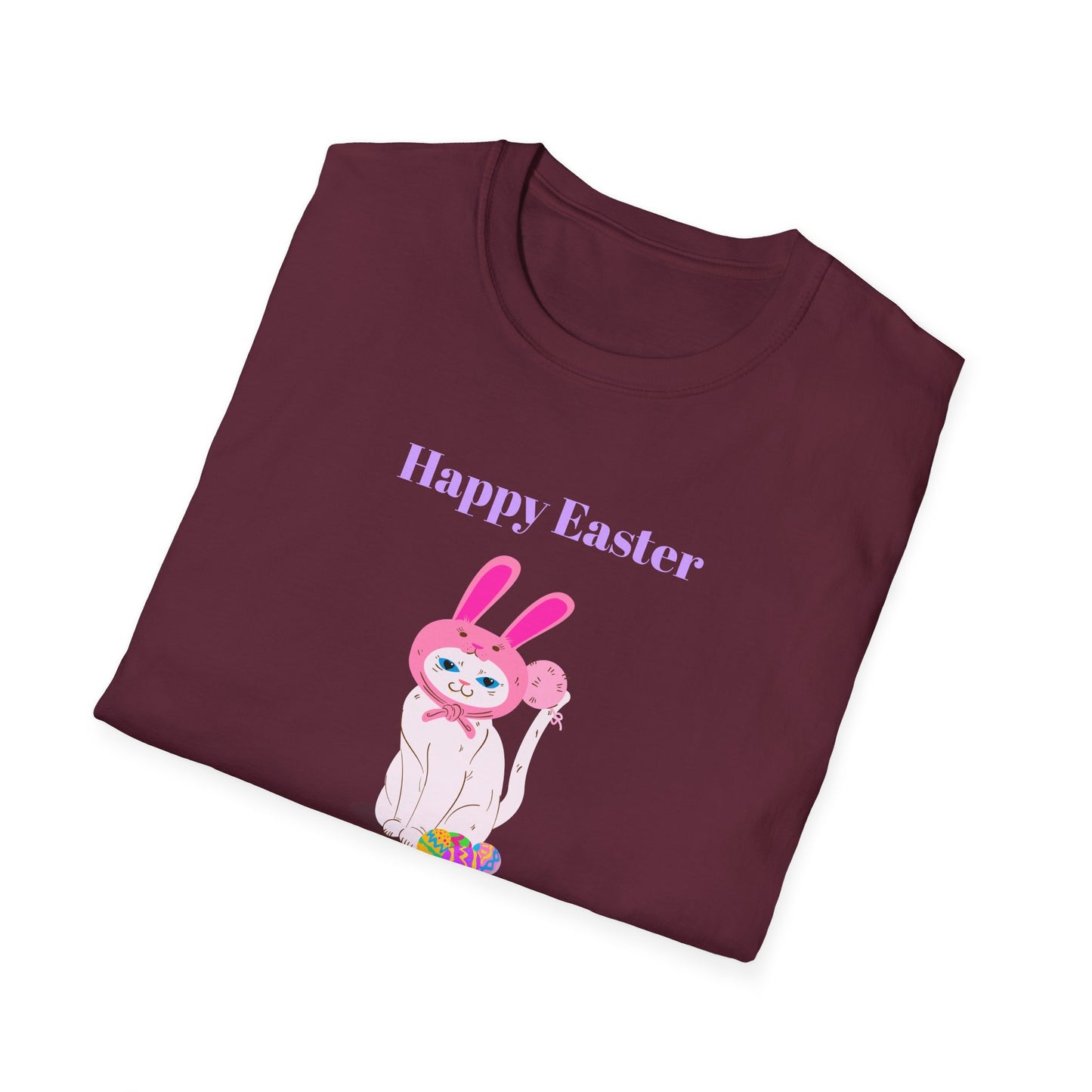 Easter Bunny T-Shirt, Tee Shirt with Easter Signature, T Shirt with Easter Prints, Tee Shirt with Easter Design - 11