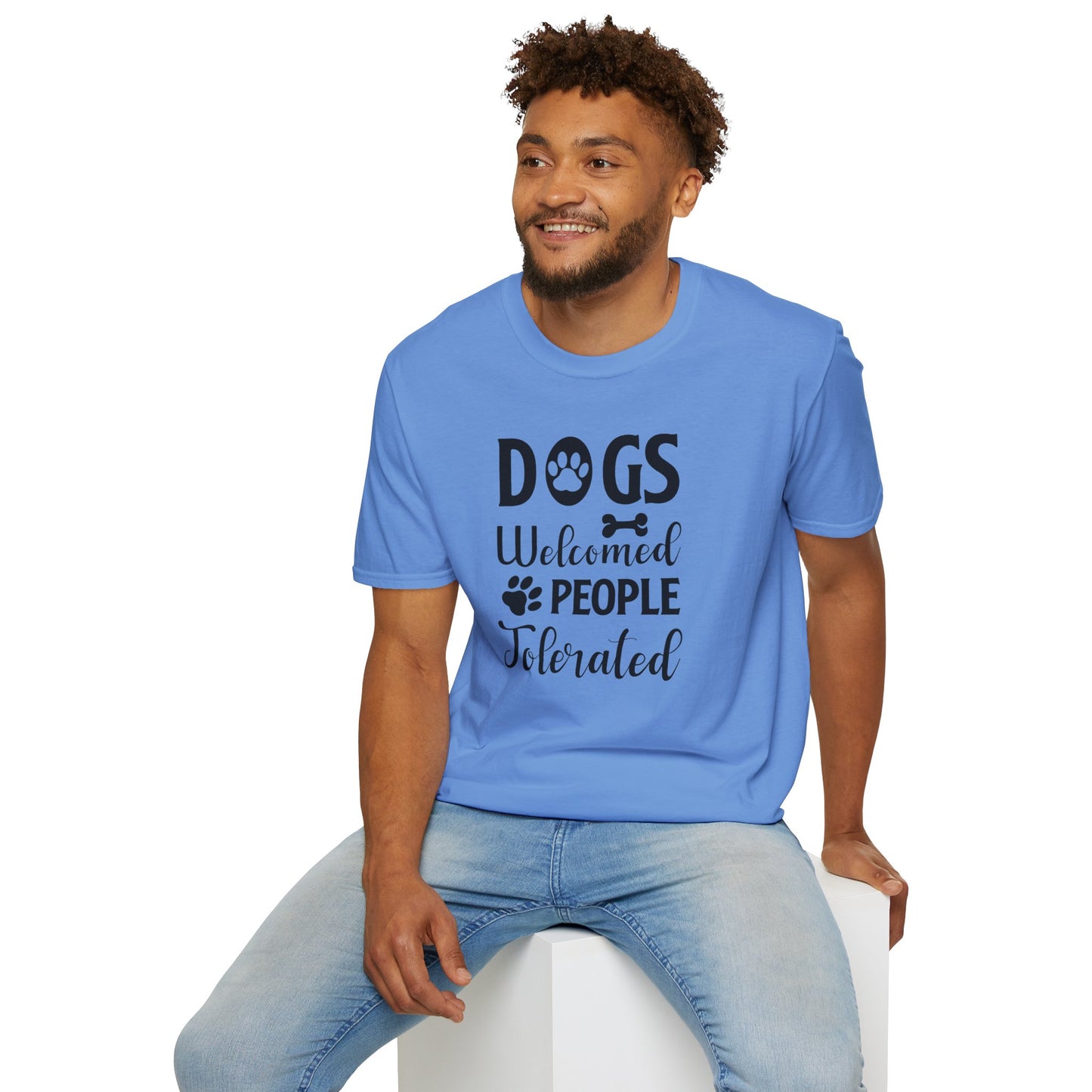 Dog Slogan T Shirts With Funny Words Tee Shirt Featuring Funny Quotes Unisex Gildan Softstyle 64000 Ringspun Cotton
