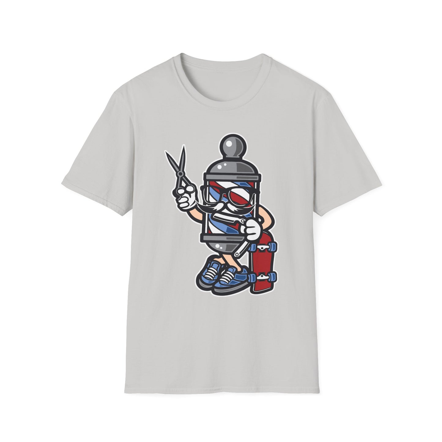 Cartoon Animation T Shirt Unisex Funny Tee Cotton Gildan Softstyle 64000 Comfortable Wear