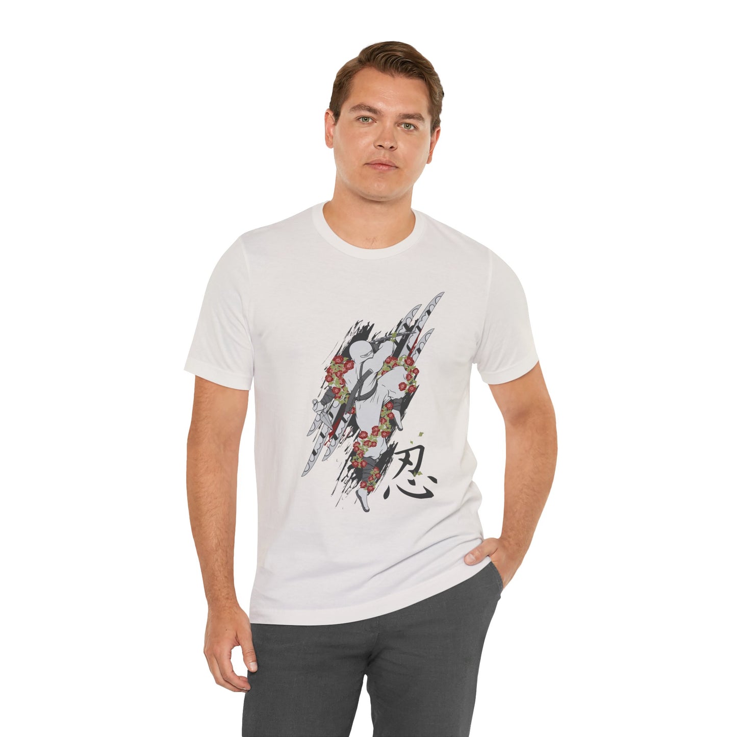 Ninja Samurai Artwork Graphic Unisex Cotton T-Shirt r5