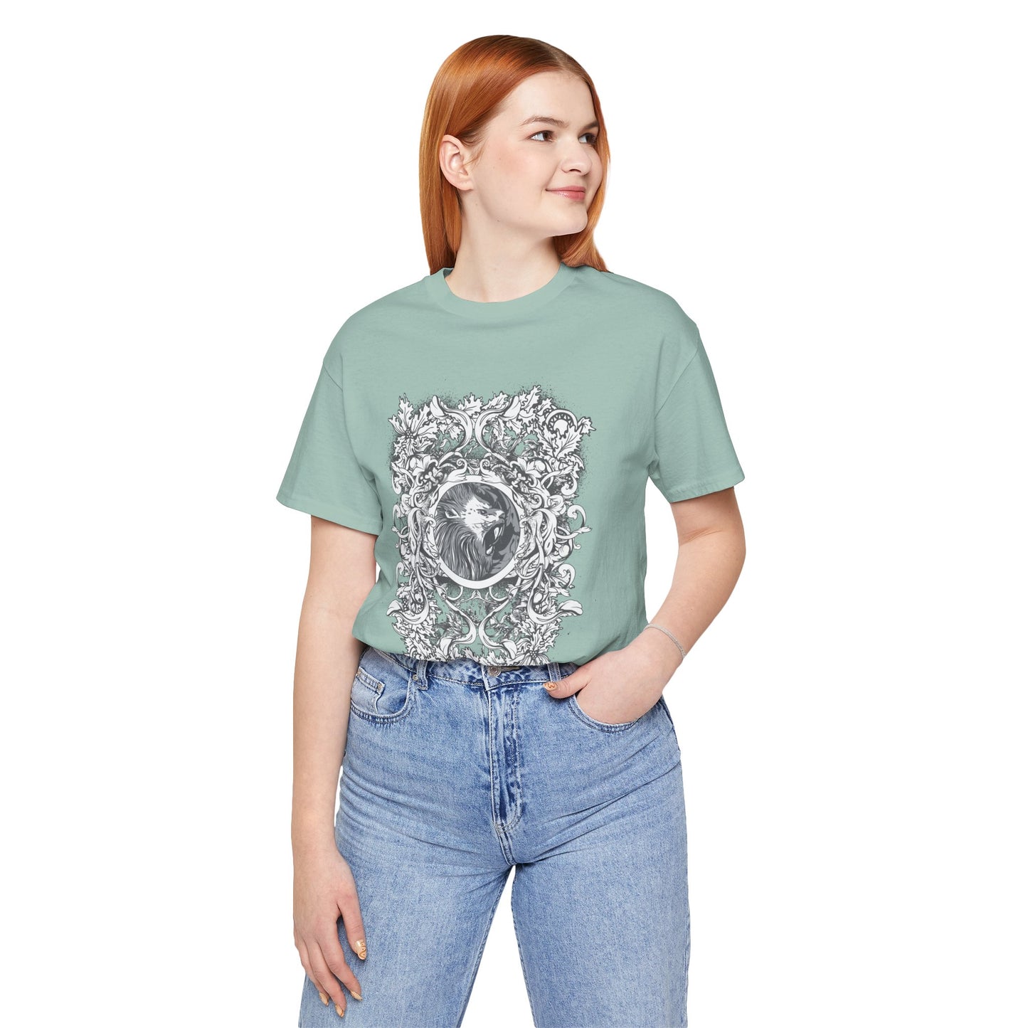 Gothic Illustration Graphic Unisex Cotton T-Shirt r18