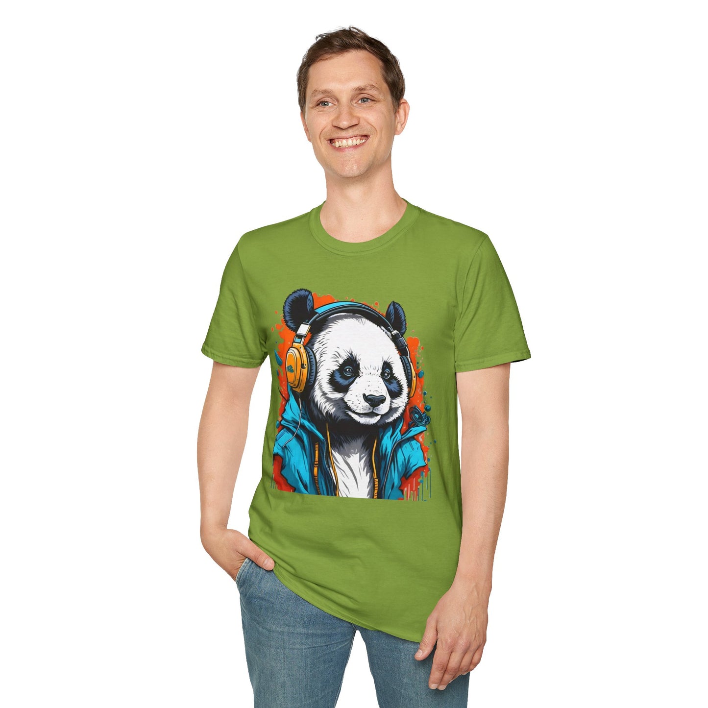 Animals Tees, Funny Animals Shirt, T Shirts with Funny Animals, T-Shirt with Panda, Panda Tees