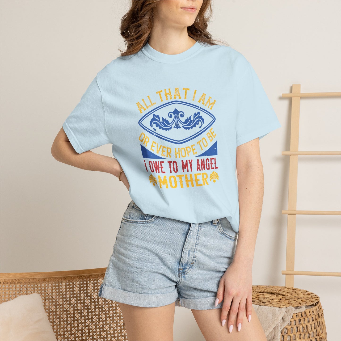 Mom T-shirt Mother Day Mama Tee Unisex Comfort Colors Garment-Dyed Cotton h61