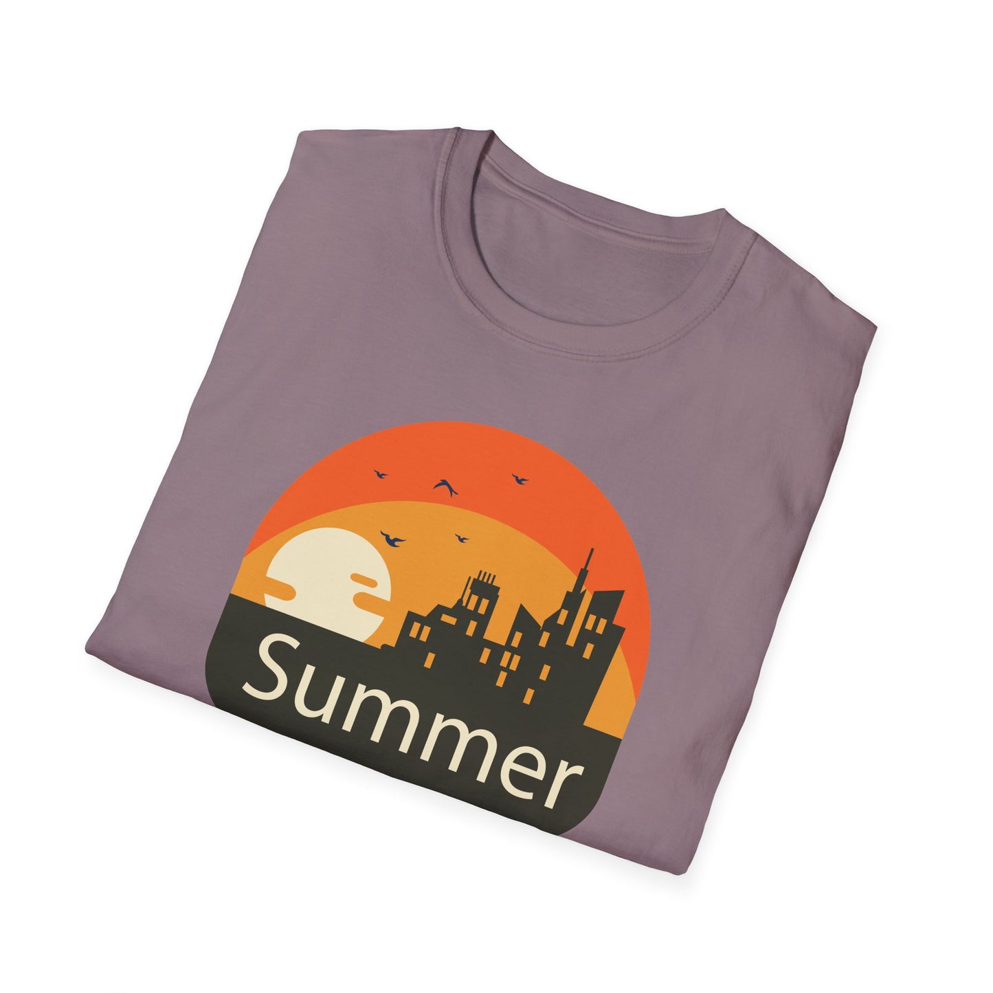 Summer T-Shirt, Summer Design Shirts, Art Tee Shirt with Summer Design - 6
