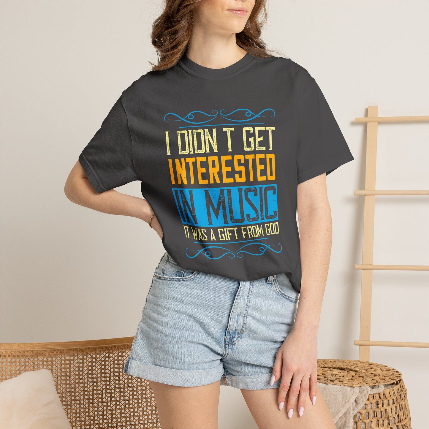 Music Graphic Design Unisex Cotton T-shirt m5