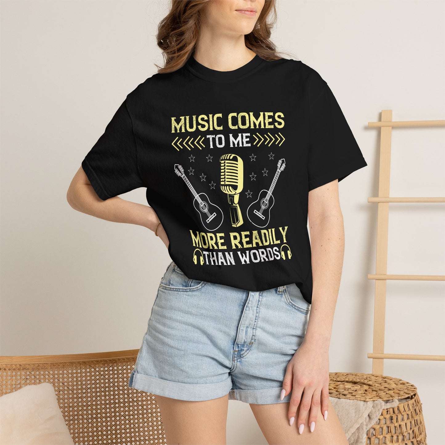 Music Graphic Design Unisex Cotton T-shirt m23