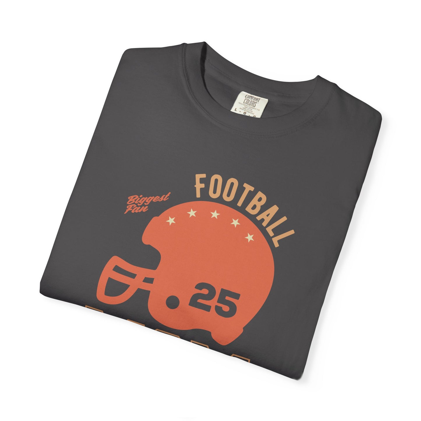 Football Mom T-shirt Mother's Day Mama Tee Unisex Comfort Colors Garment-Dyed Cotton h43