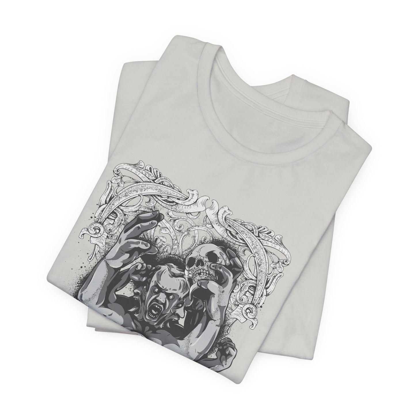 Mask Artwork Illustration Graphic Unisex Cotton T-Shirt r17