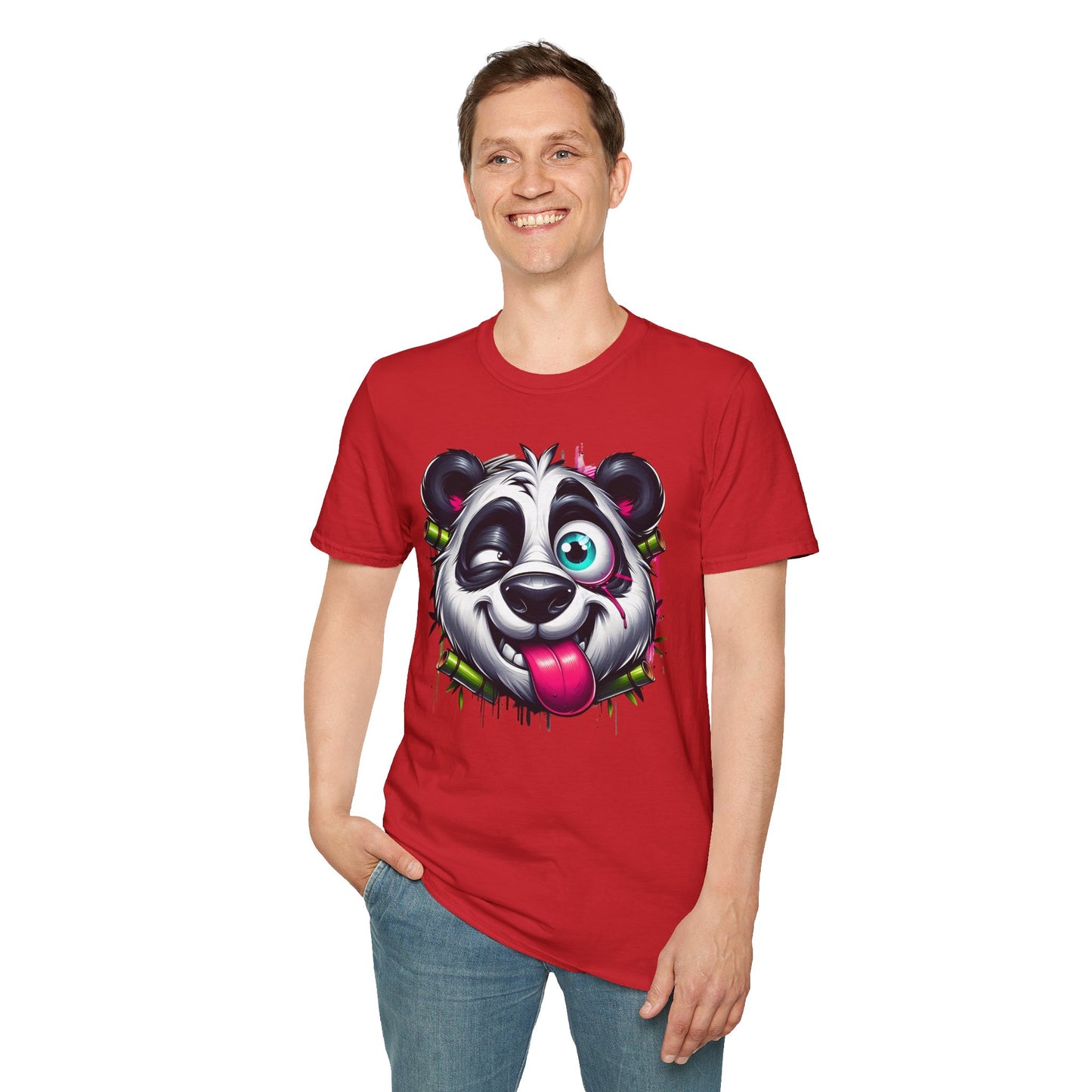 Animals Tees, Funny Animals Shirt, T Shirts with Funny Animals, T-Shirt with Panda, Panda Tees
