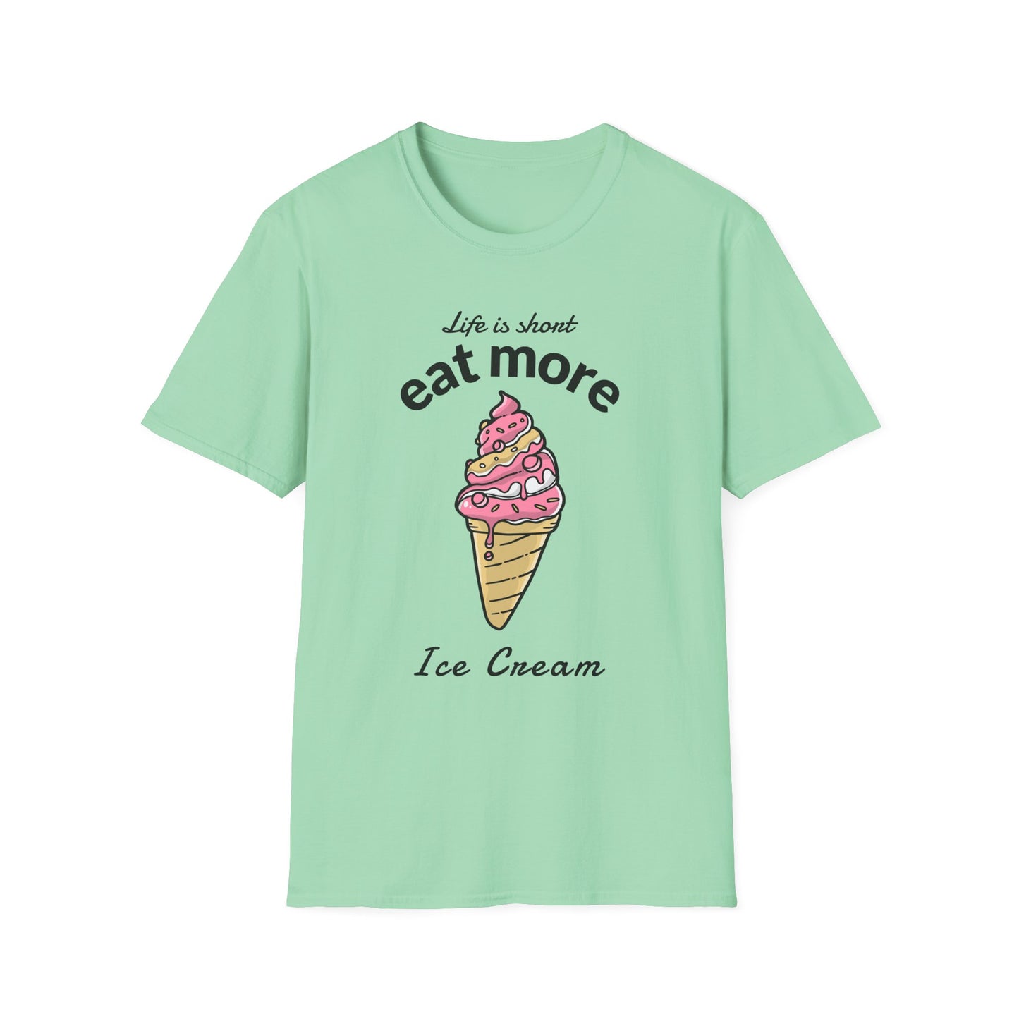 Food Tees, Funny Food T Shirts, Funny T Shirts, Shirt with Food, Junk Food Tees, Shirt with Ice Cream, Ice Cream T-Shirt
