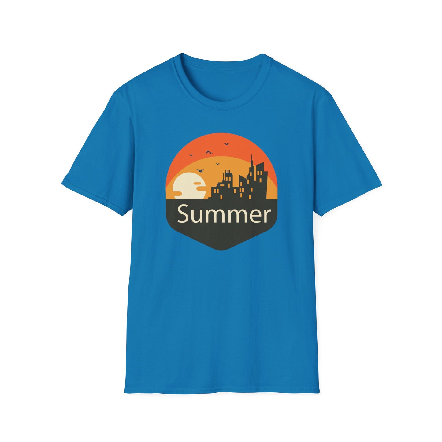 Summer T-Shirt, Summer Design Shirts, Art Tee Shirt with Summer Design - 6