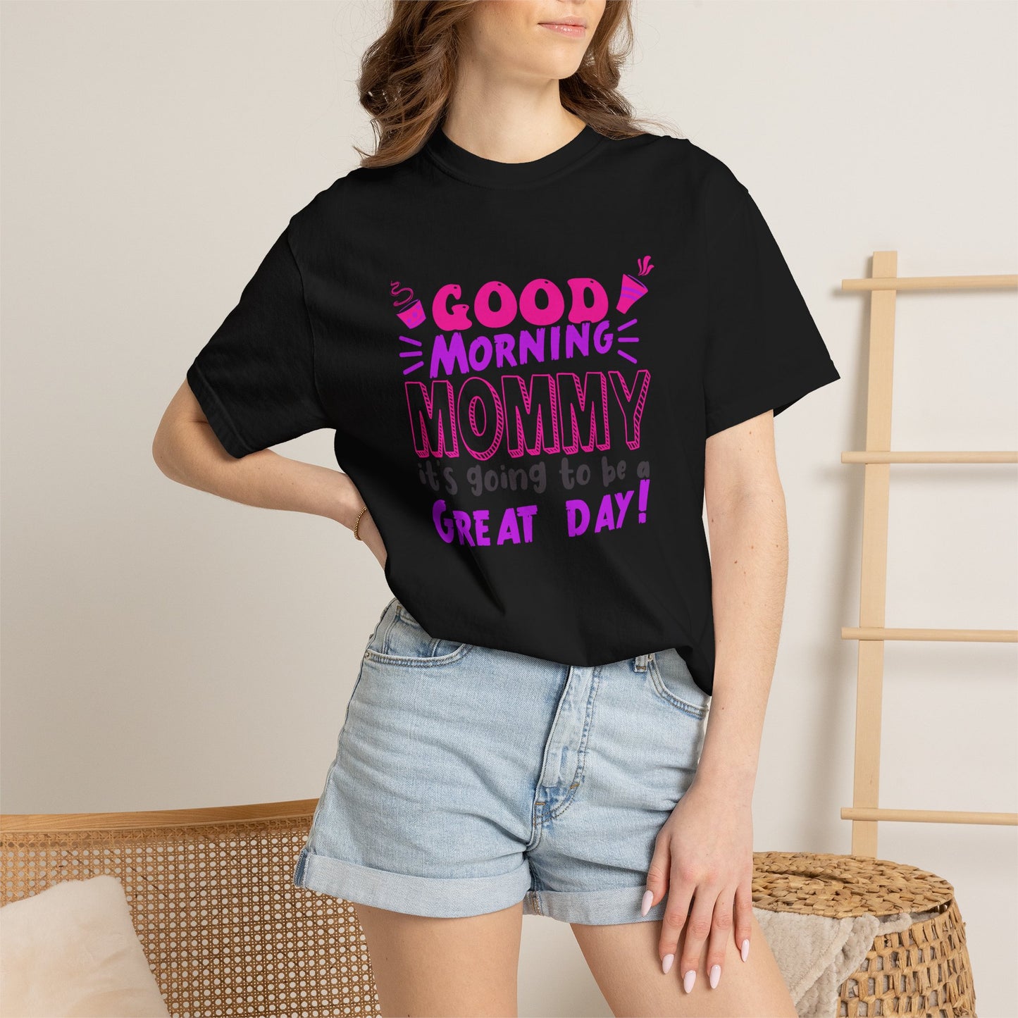 Mom T-shirt Mother's Day Mama Tee Unisex Comfort Colors Garment-Dyed Cotton h41