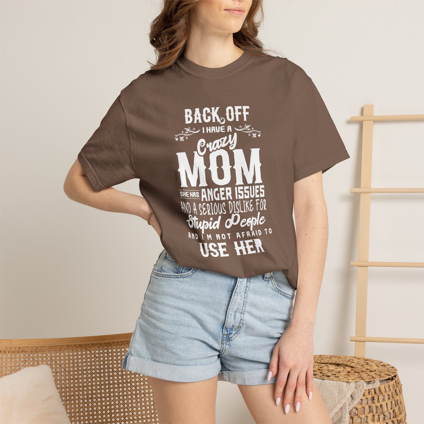Mom T-shirt Mother's Day Mama Tee Unisex Comfort Colors Garment-Dyed Cotton h34
