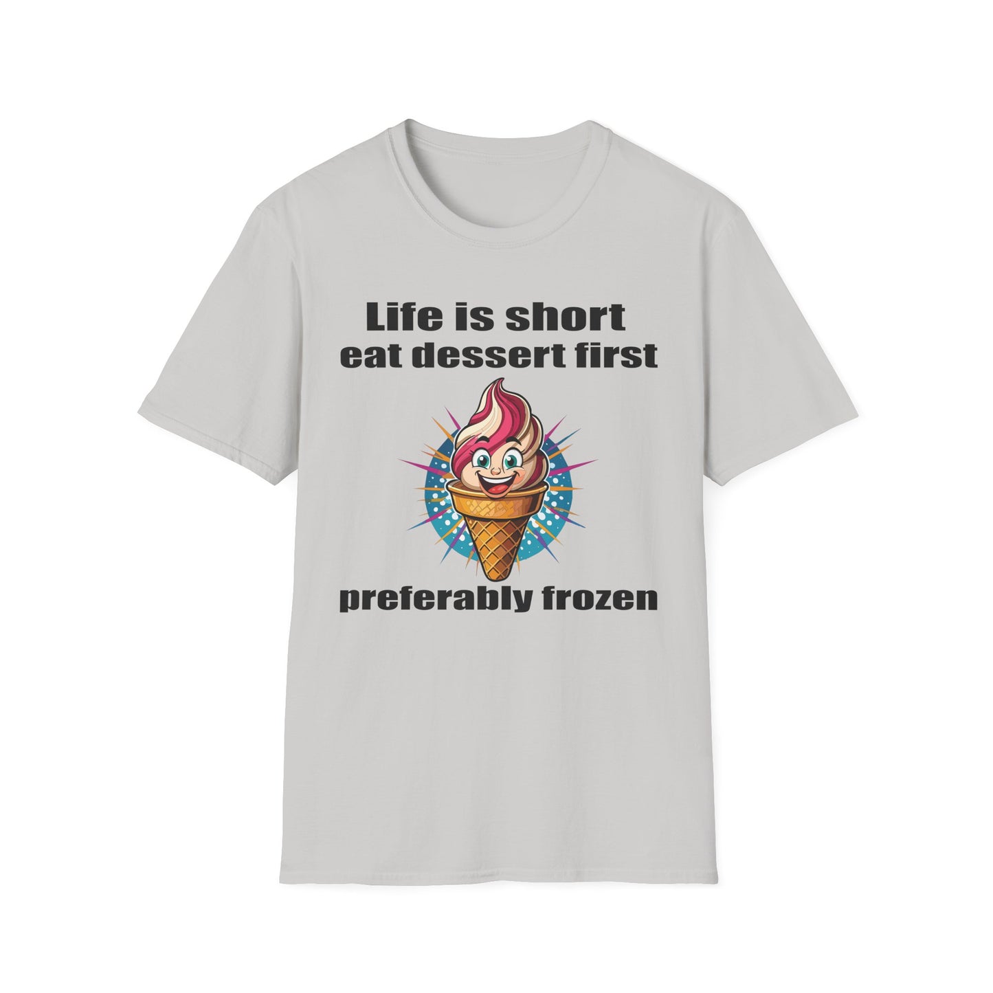Food Tees, Funny Food T Shirts, Funny T Shirts, Shirt with Food, Junk Food Tees, Shirt with Ice Cream, Ice Cream T-Shirt