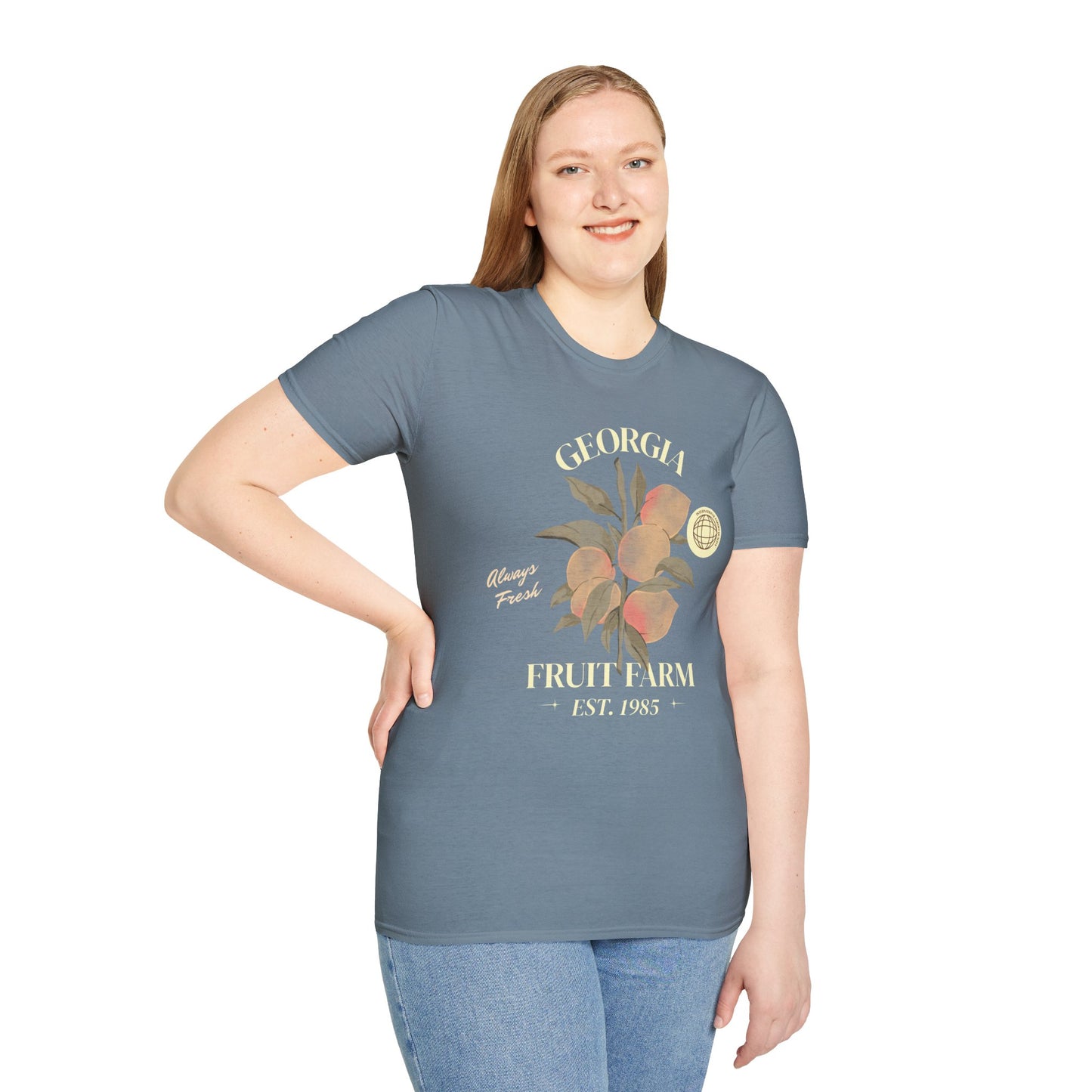 Food Tees, Funny Food T Shirts, Funny T Shirts, Shirt with Fruits, Shirt with Peach
