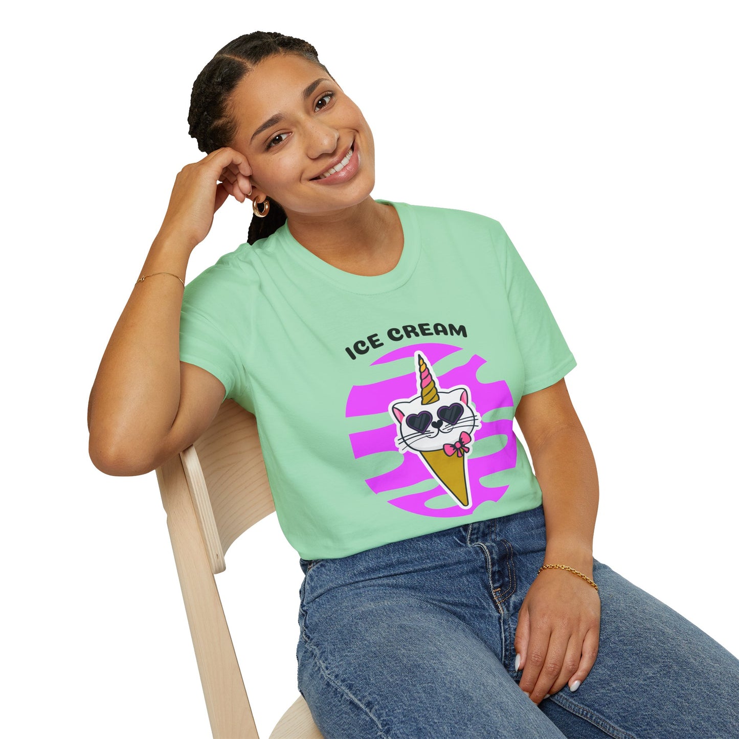 Food Tees, Funny Food T Shirts, Funny T Shirts, Shirt with Food, Junk Food Tees, Shirt with Ice Cream, Ice Cream T-Shirt