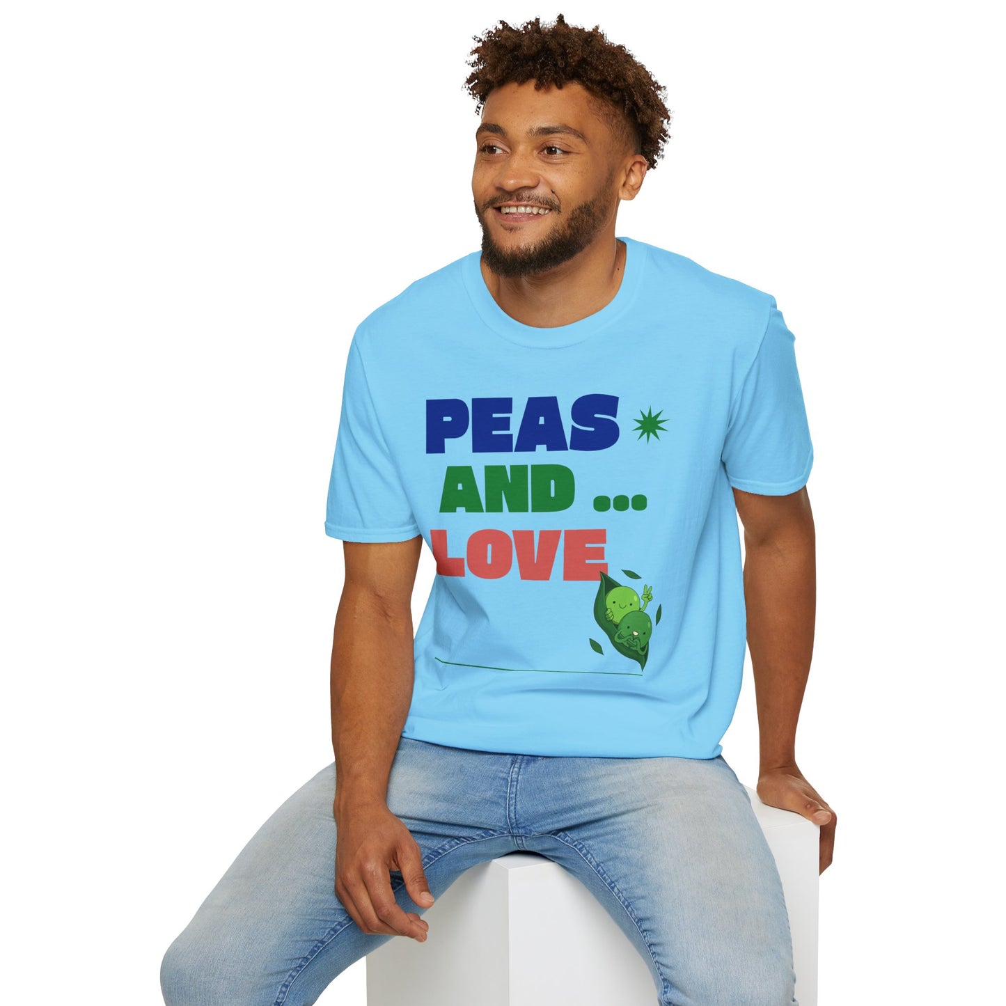 Food Tees, Funny Food T Shirts, Funny T Shirts, Shirt with Vegetables, Shirt with Peas