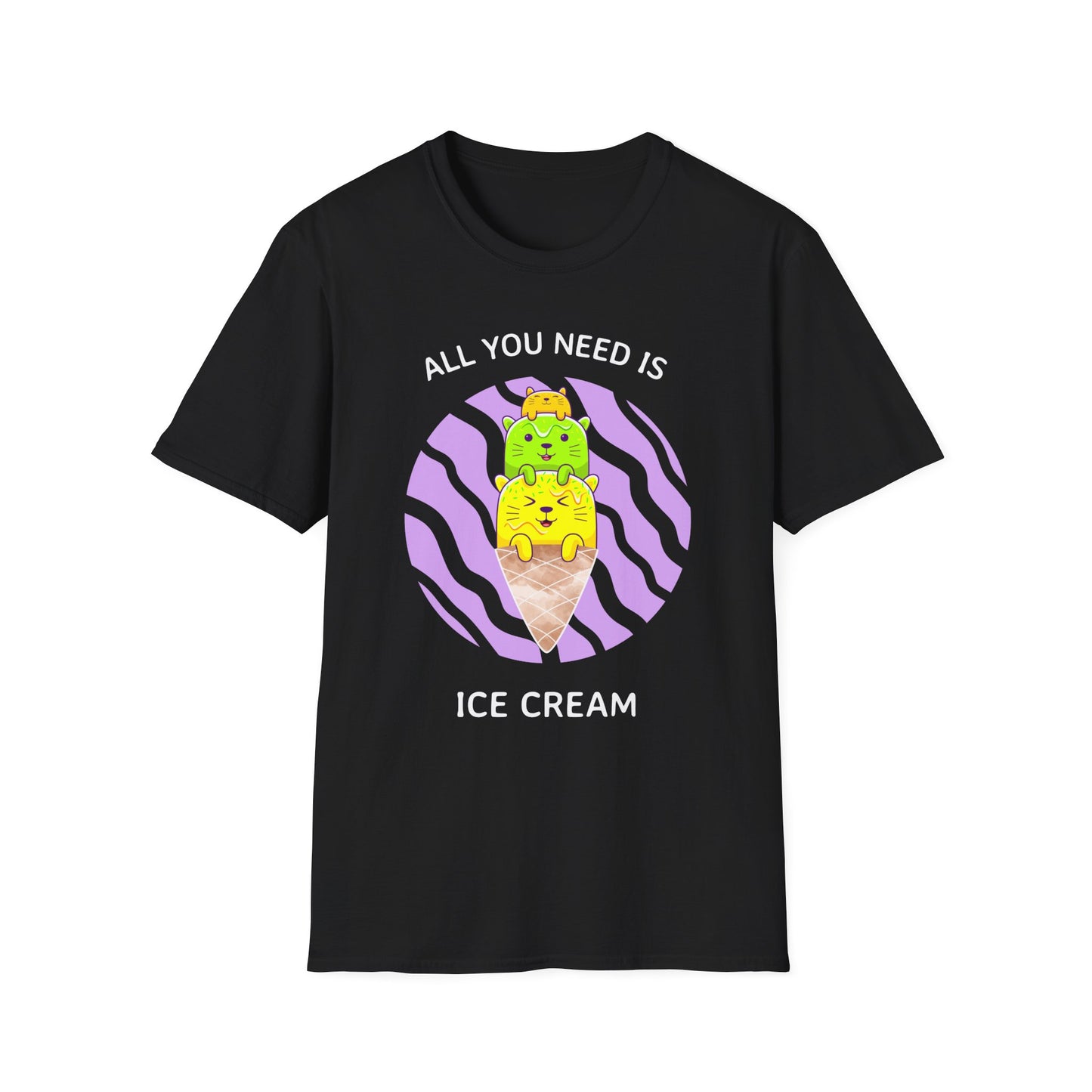 Food Tees, Funny Food T Shirts, Funny T Shirts, Shirt with Food, Junk Food Tees, Shirt with Ice Cream, Ice Cream T-Shirt