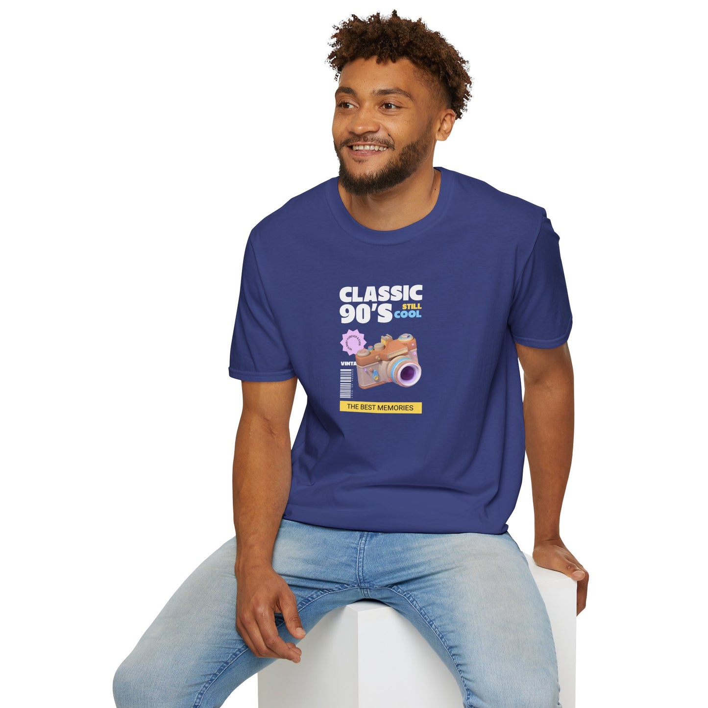 90s Camera T-Shirt Classic 90s Cool Unisex Cotton Retro Photography Tee